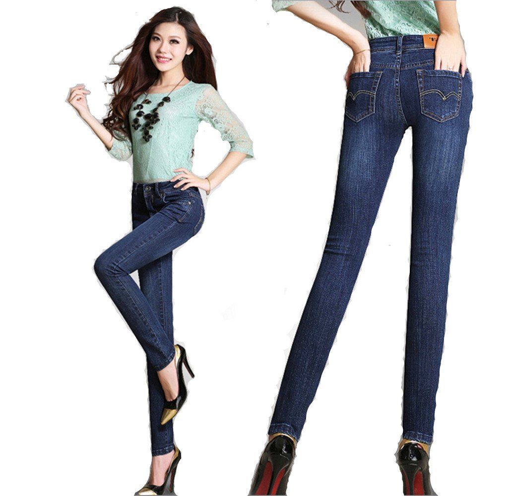 SY-001 Women's High Waist Stretch Skinny Jeans - Soft Cotton Slim Fit Ankle Pants for Everyday Wear | Perfect for Work, Casual Outfits & Date Nights