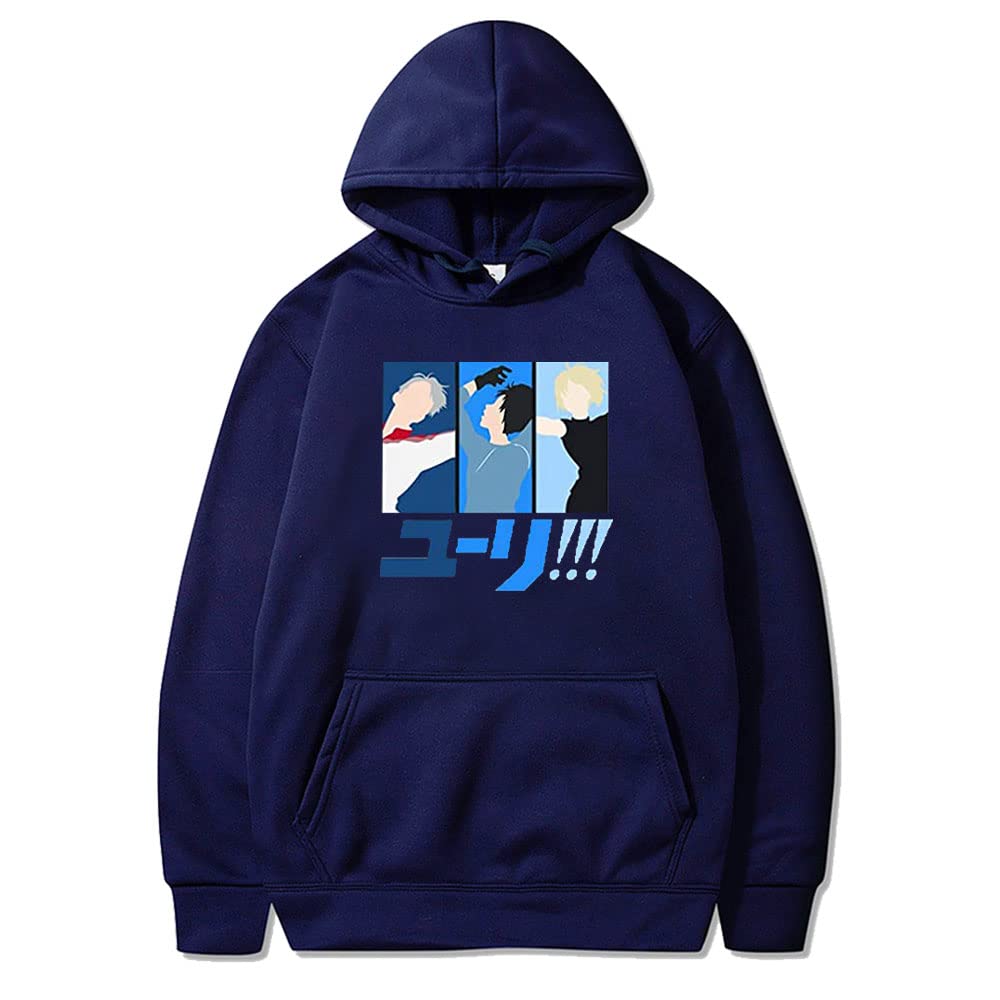 Yuri on Ice Anime Hoodie - Unisex Cosplay Sweatshirt with Hood | Perfect for Halloween, Comic Con & Winter Fashion