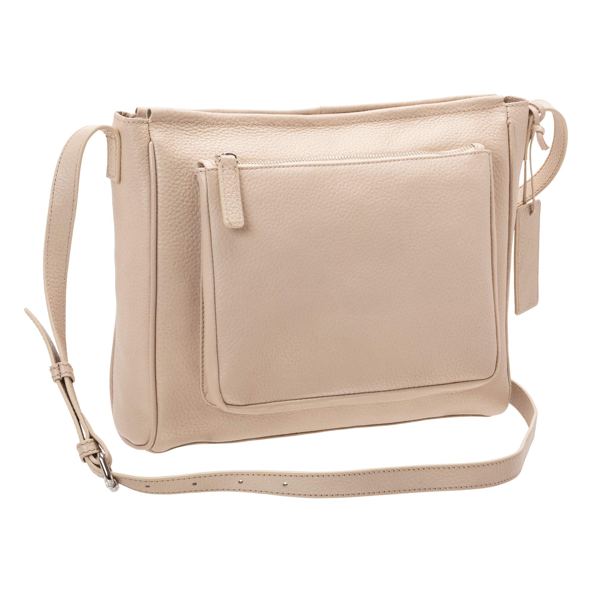 Mancini Pebbled Michelle Leather Crossbody Bag for Women - Stylish Shoulder Purse with Adjustable Strap, Perfect for Work, Travel & Everyday Use