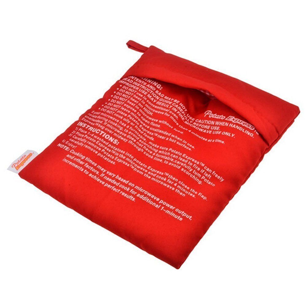 ELEOPTION Microwave Potato Bag - Reusable Potato Cooking Bag for Microwave Oven, Perfect for Baking Potatoes, Tortillas & Corn - Ideal for Quick Meals & Healthy Snacks