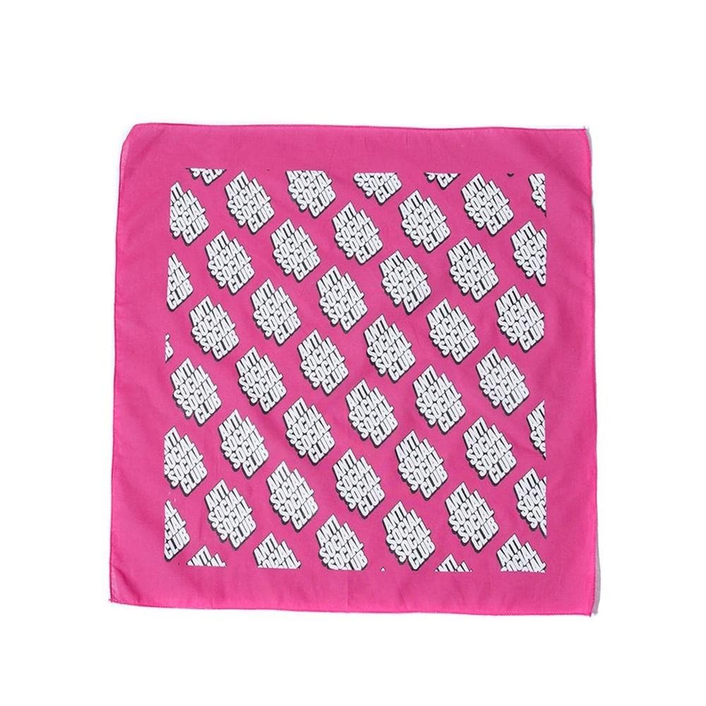 AntiSocialSocialClub MIND BLOWN Bandana - Pink Cotton Fashion Accessory for Streetwear, Hip Hop & Festival Outfits