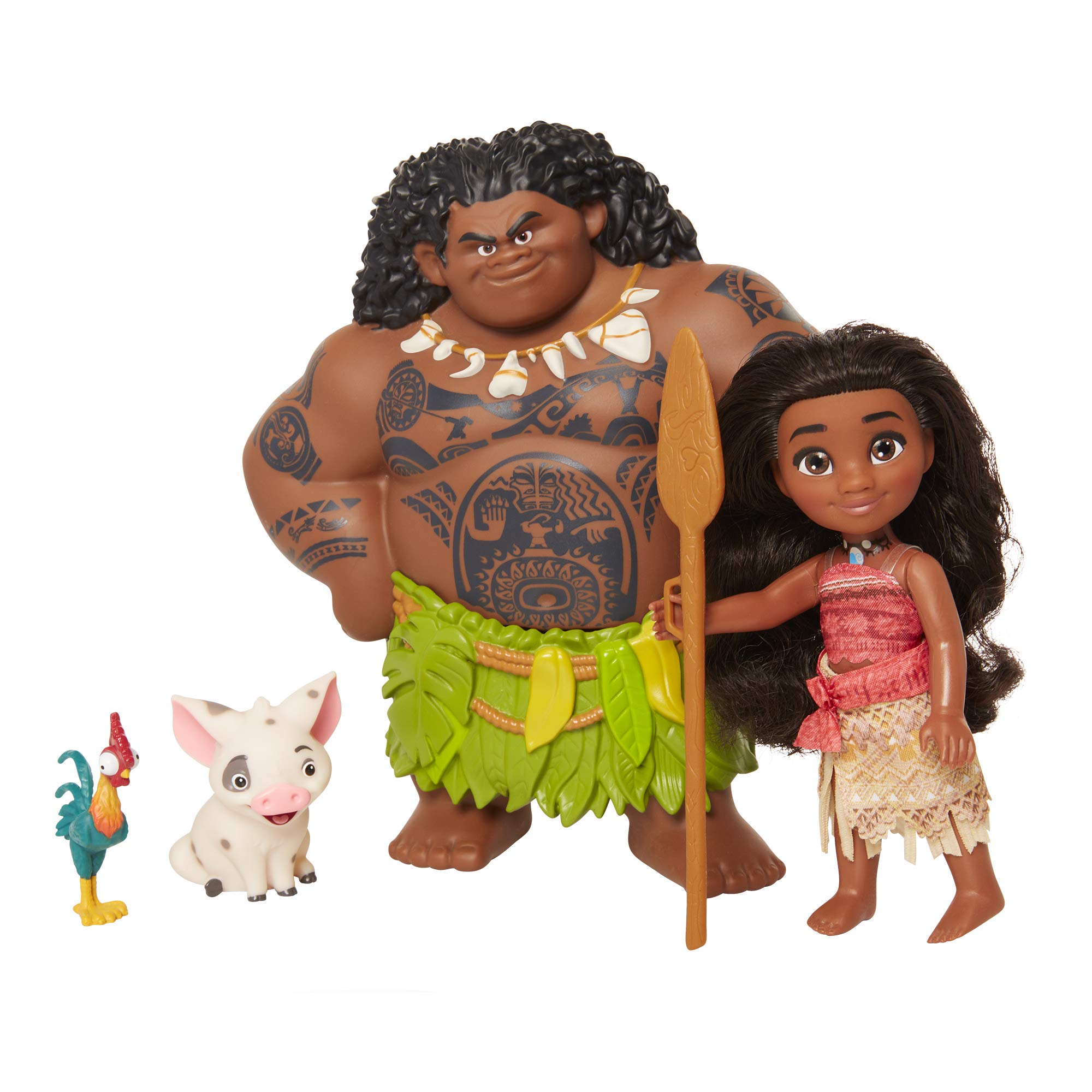 Disney Maui Doll 4-Piece Gift Set for Girls - Storytelling Fun for Ages 3+