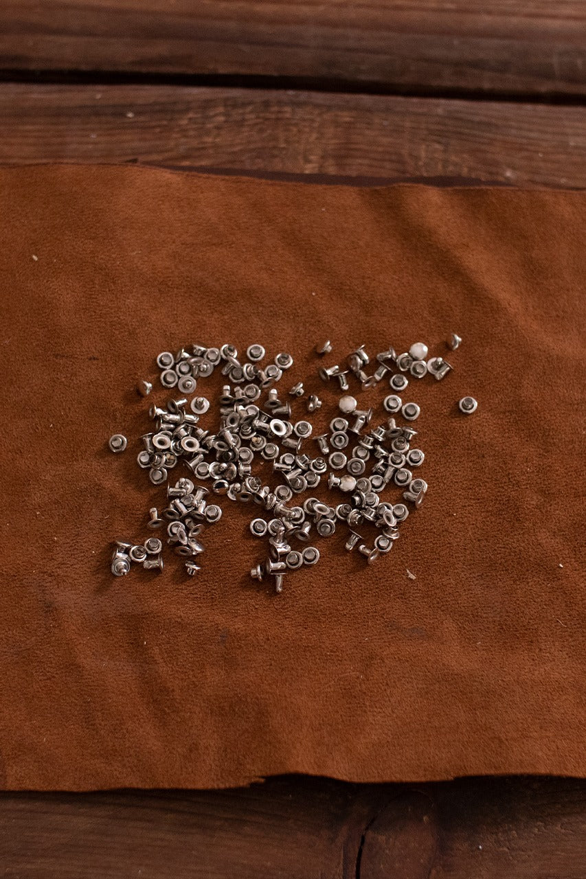 Hollow Rivet KØ4.8 x L5.0mm Iron/Nickel - Heavy Duty Fasteners for Metal Fabrication, Automotive & DIY Projects