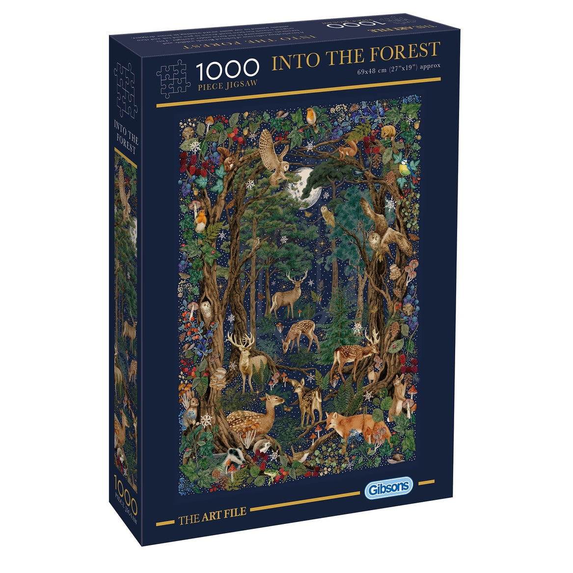 Into the Forest 1000 Piece Jigsaw Puzzle for Adults - Challenging Nature Landscape Puzzle Game for Family Night & Relaxation