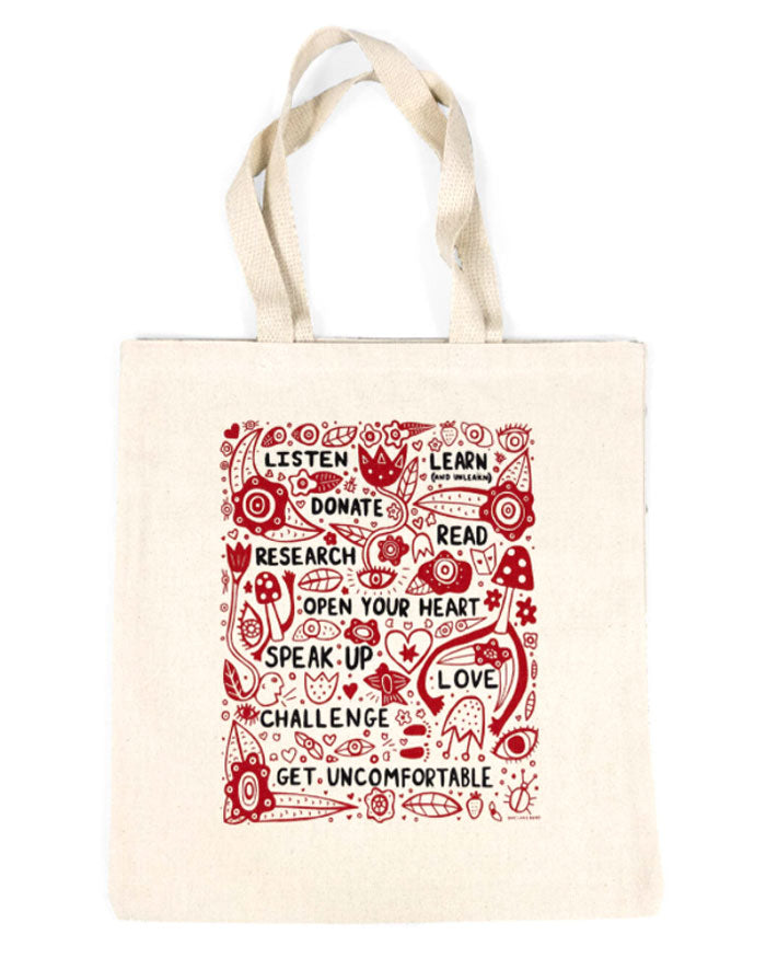 Call To Action Tote Bag - Eco-Friendly Reusable Shopping Bag for Groceries, Beach & Work - Customizable Promotional Tote for Business & Events