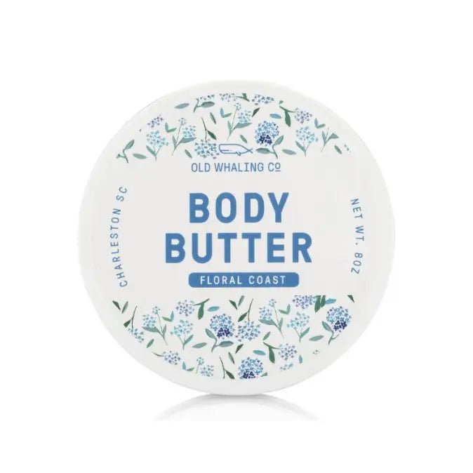 Old Whaling Floral Coast Body Butter - Hydrating & Nourishing Moisturizer for Dry Skin - Perfect for Spa Days & Daily Skincare Routine