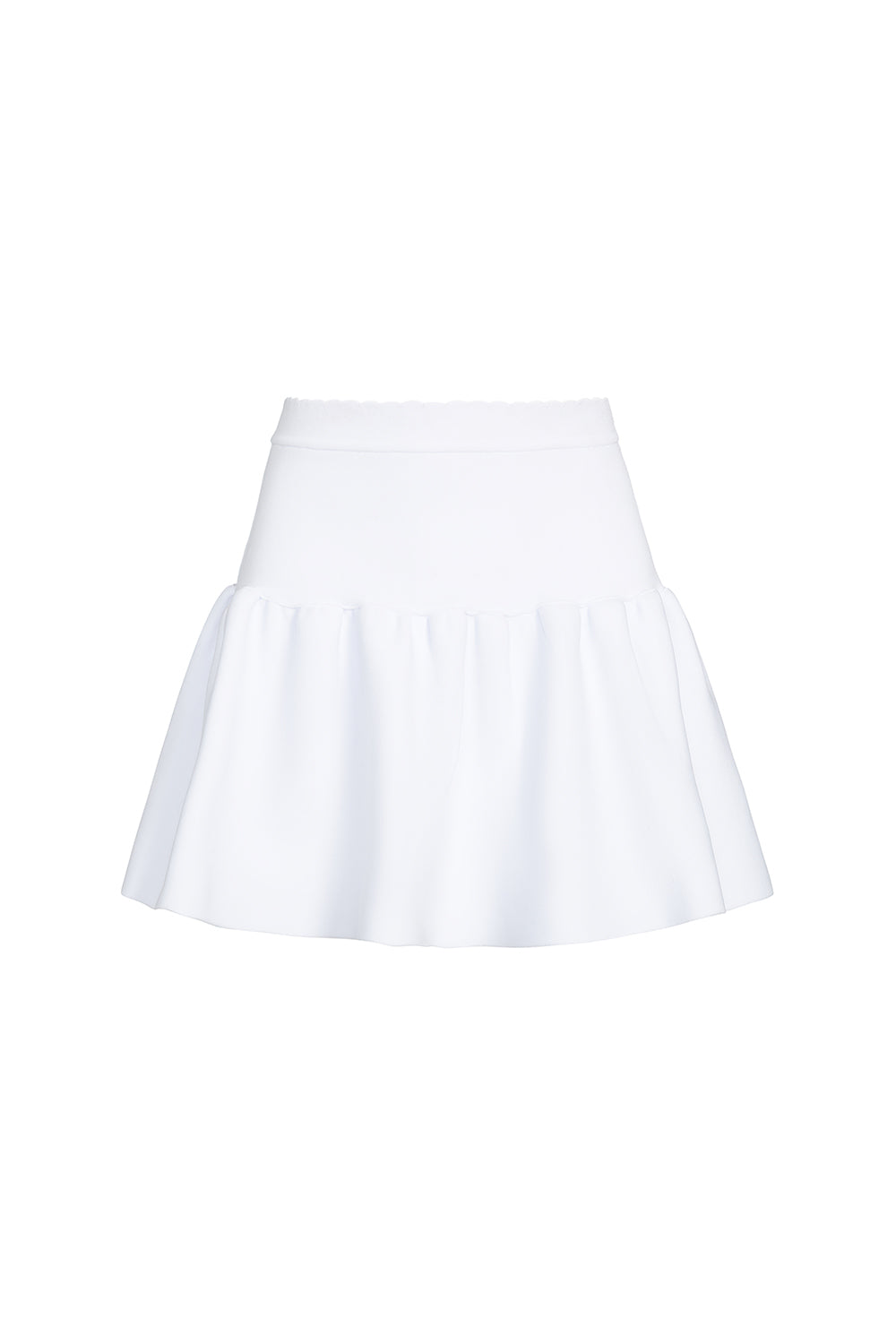 Julia Skirt in White - Elegant Women's A-Line Skirt for Casual Wear, Office & Special Occasions | Perfect for Spring & Summer Outfits