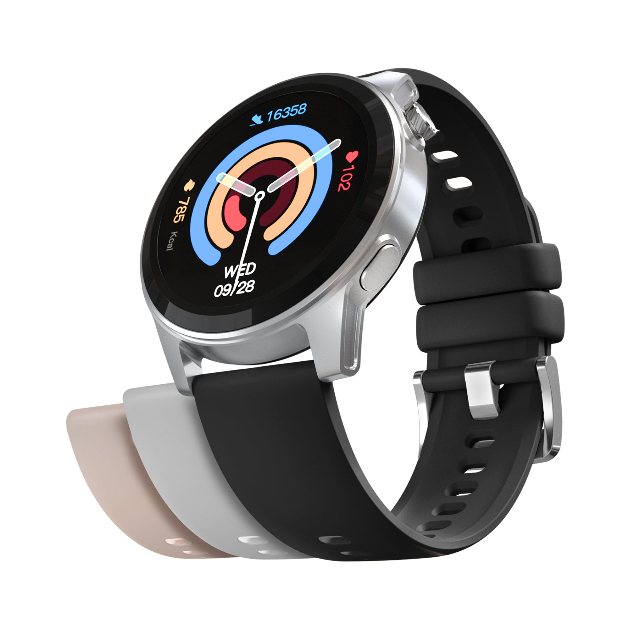 HyperGear Activ8 Smartwatch with AI Voice Assistant, Fitness Tracker & Sleep Monitoring - Perfect for Running, Workouts & Daily Health Tracking (On Sale)