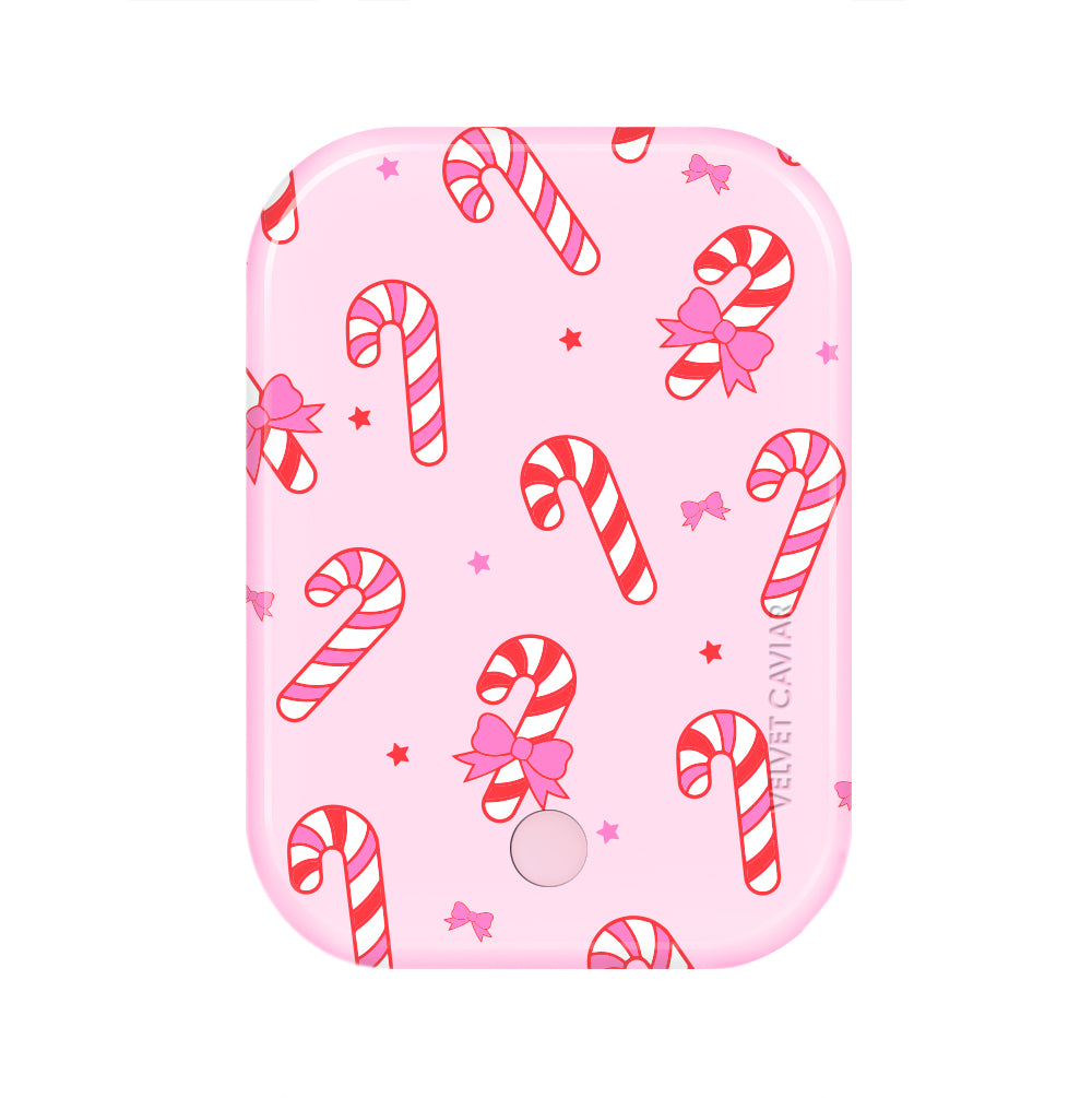 Peppermint Princess MagSafe Battery Pack - 5000mAh Portable Charger for iPhone 12/13/14, Fast Wireless Charging, Slim & Lightweight - Perfect for Travel, Work, and Outdoor Adventures