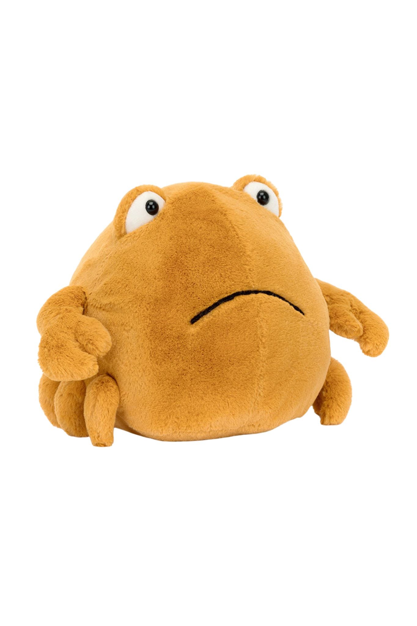 Jellycat Chrissie Crab Plush Toy - Soft & Cuddly Stuffed Animal for Kids & Adults - Perfect for Gifts, Nursery Decor, and Comforting Companionship
