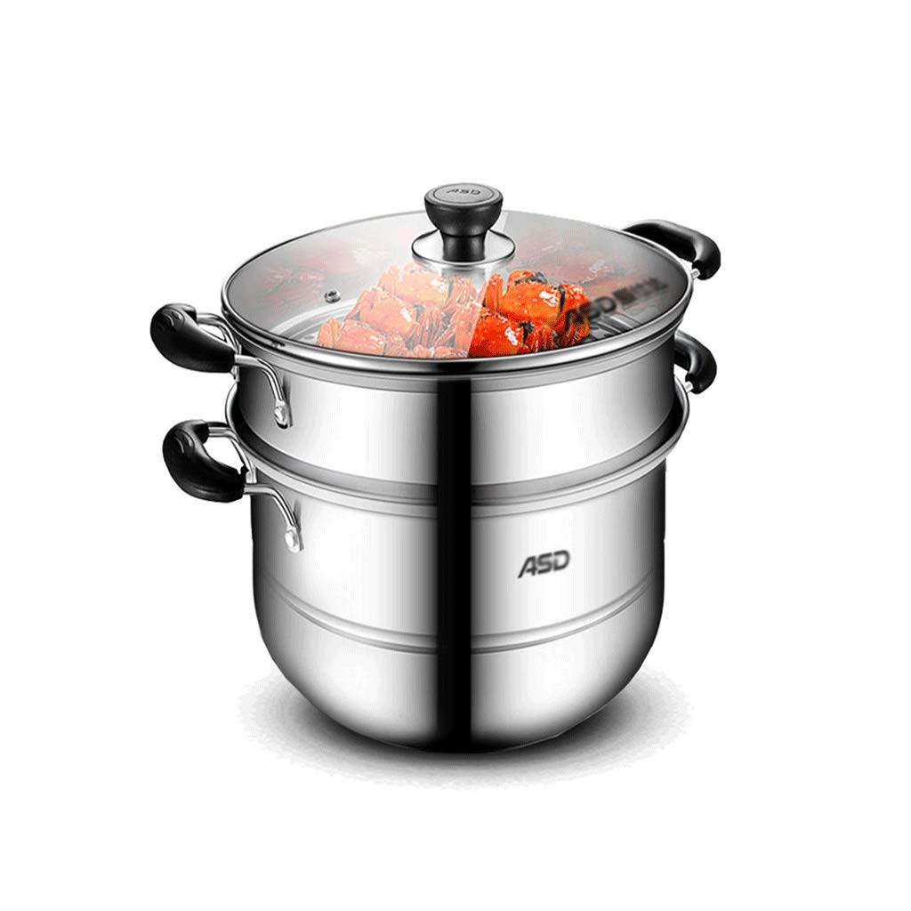 Premium Stainless Steel Steamer Basket with Lid – Multi-Functional Steam Saucepan for Cooking, Steaming Vegetables, Dumplings & Seafood – Ideal for Healthy Meals & Meal Prep