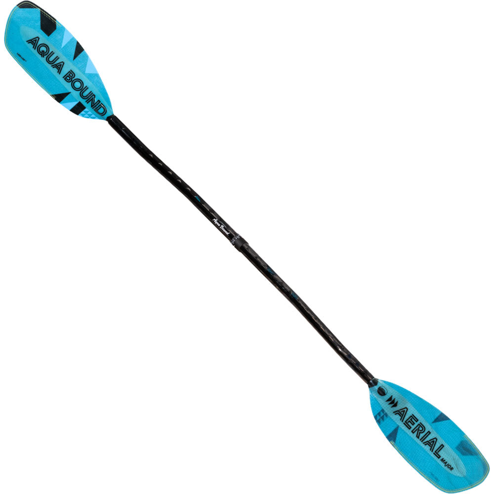 Aqua Bound Aerial Major Fiberglass Versa Lok Bent Shaft 2-Piece Kayak Paddle - Lightweight & Durable for Touring, Fishing & Recreational Kayaking