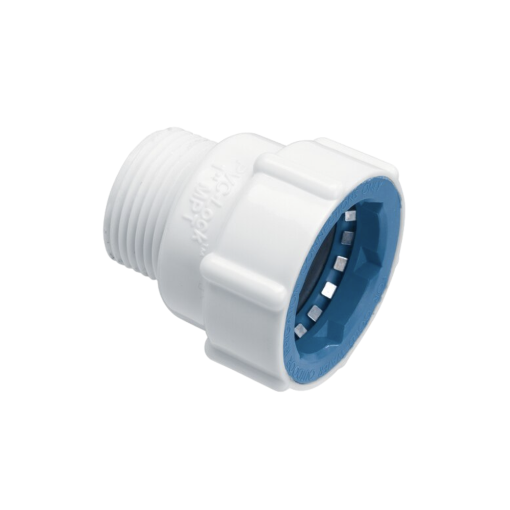Hydro Rain PVC Lock Male Adapter - 1/2