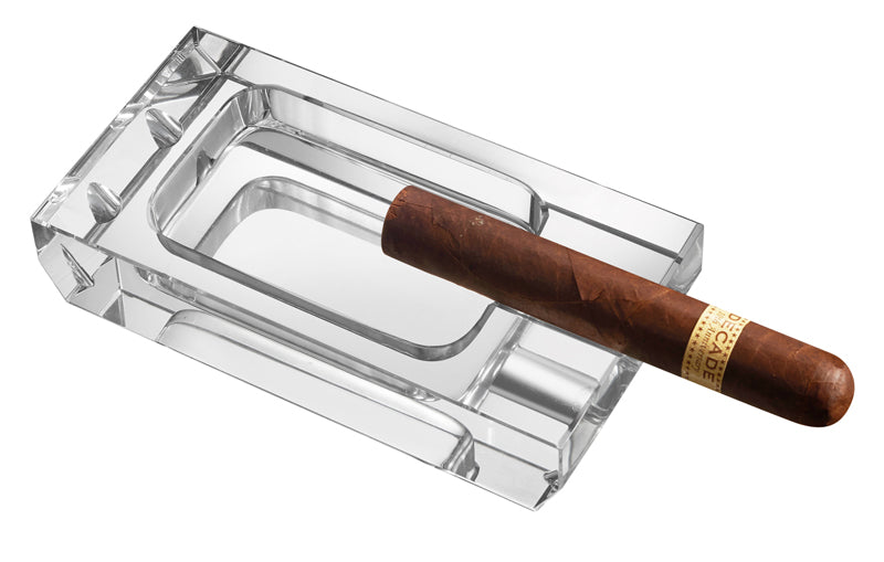 Premium Dalis Crystal Desktop Cigar Ashtray - Elegant Smoking Accessory for Office, Home & Outdoor Use - Perfect Gift for Cigar Lovers
