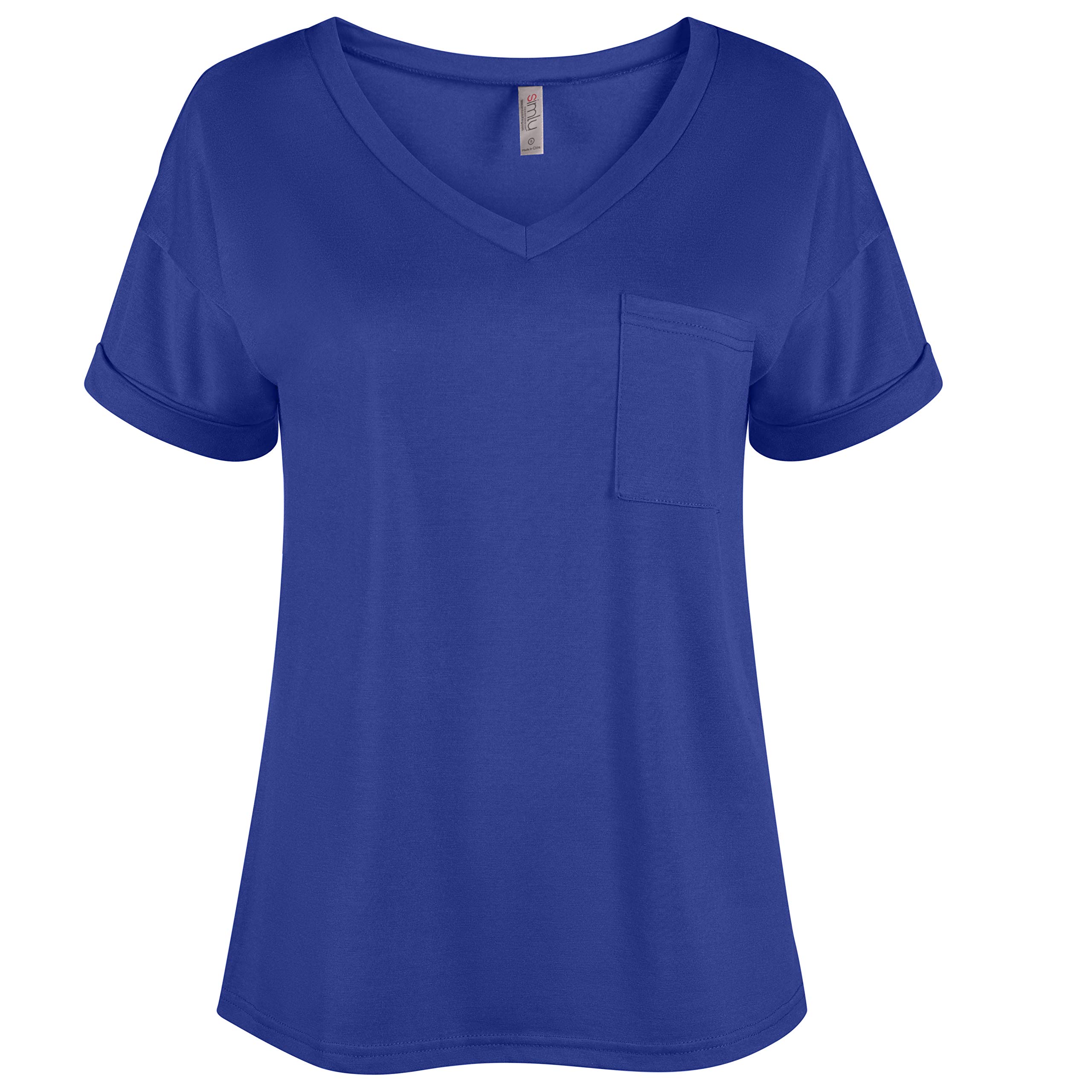 Women's Casual V-Neck T-Shirts 5-Pack - Soft Short Sleeve Tops for Everyday Wear - Regular & Plus Size Value Set - Perfect for Work, Gym, and Weekend Outfits