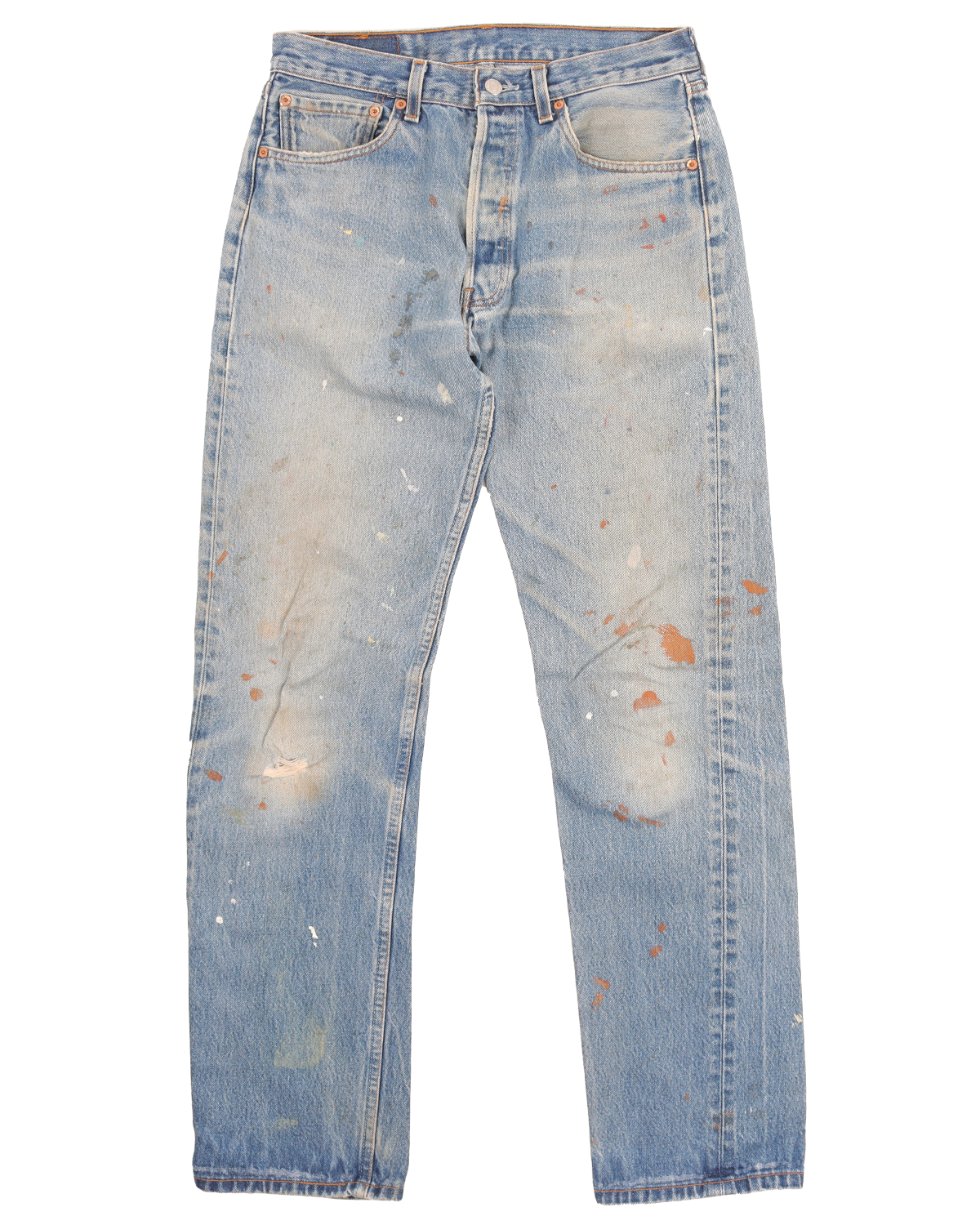 Vintage 1990s Levi's 501 Original Fit Painter Jeans - Classic Denim Pants for Men, Retro Workwear & Casual Style