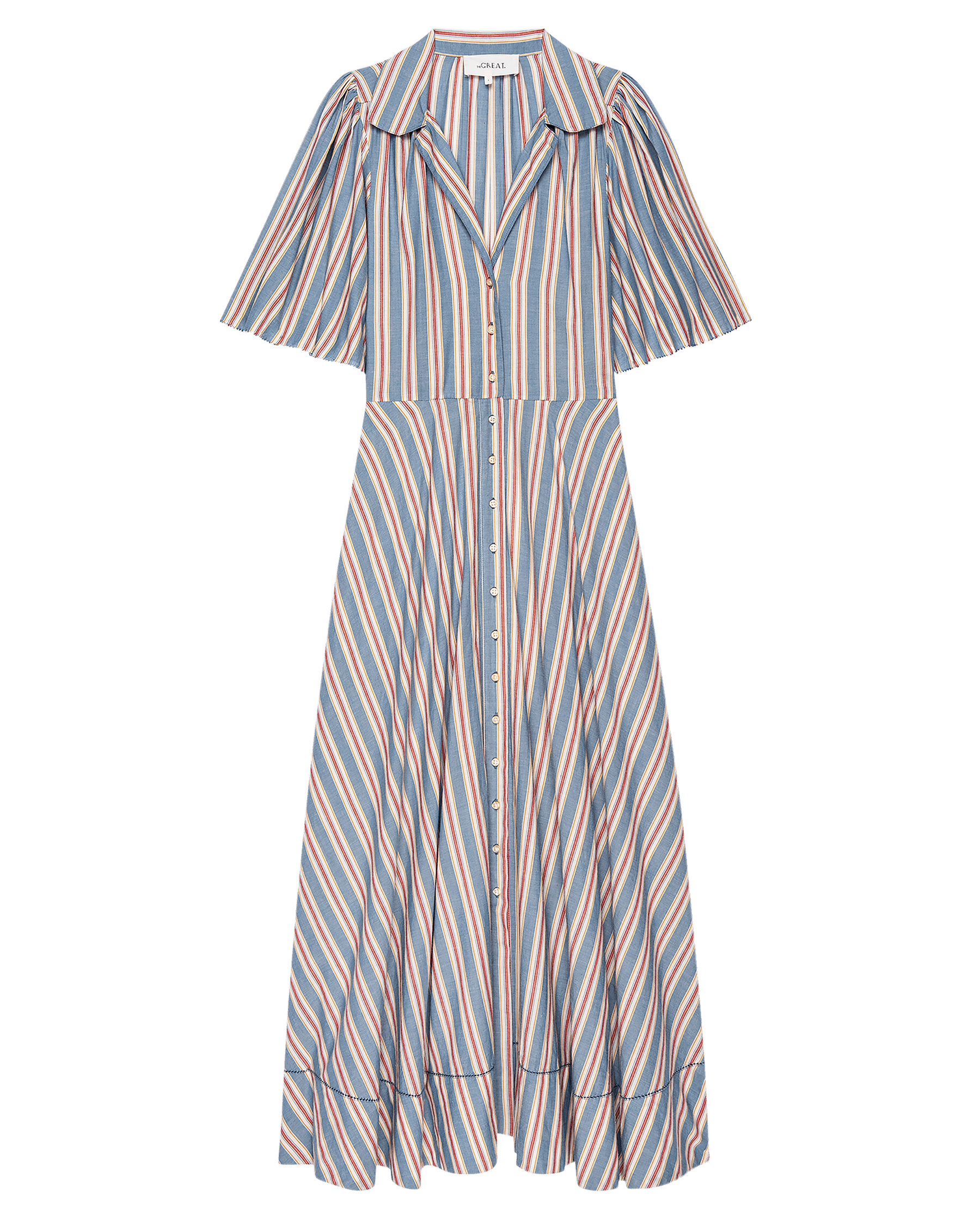The Bridge Dress - Blue Frontier Stripe | Women's Casual Summer Dress for Beach, Vacation & Everyday Wear