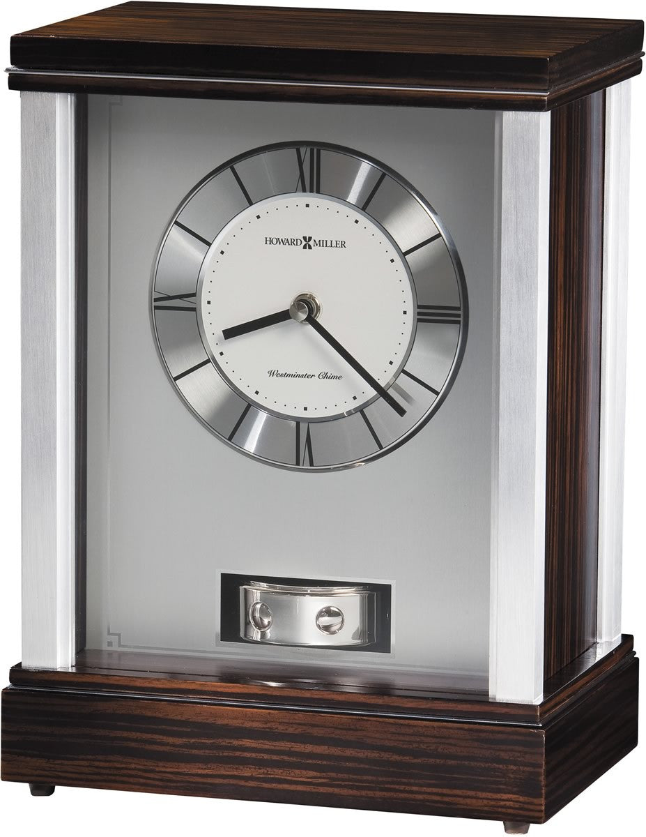 12H Gardner Wall Clock - Elegant Ebony and Silver Tone Design for Home, Office, or Gift - Perfect for Living Room, Bedroom & Office Decor