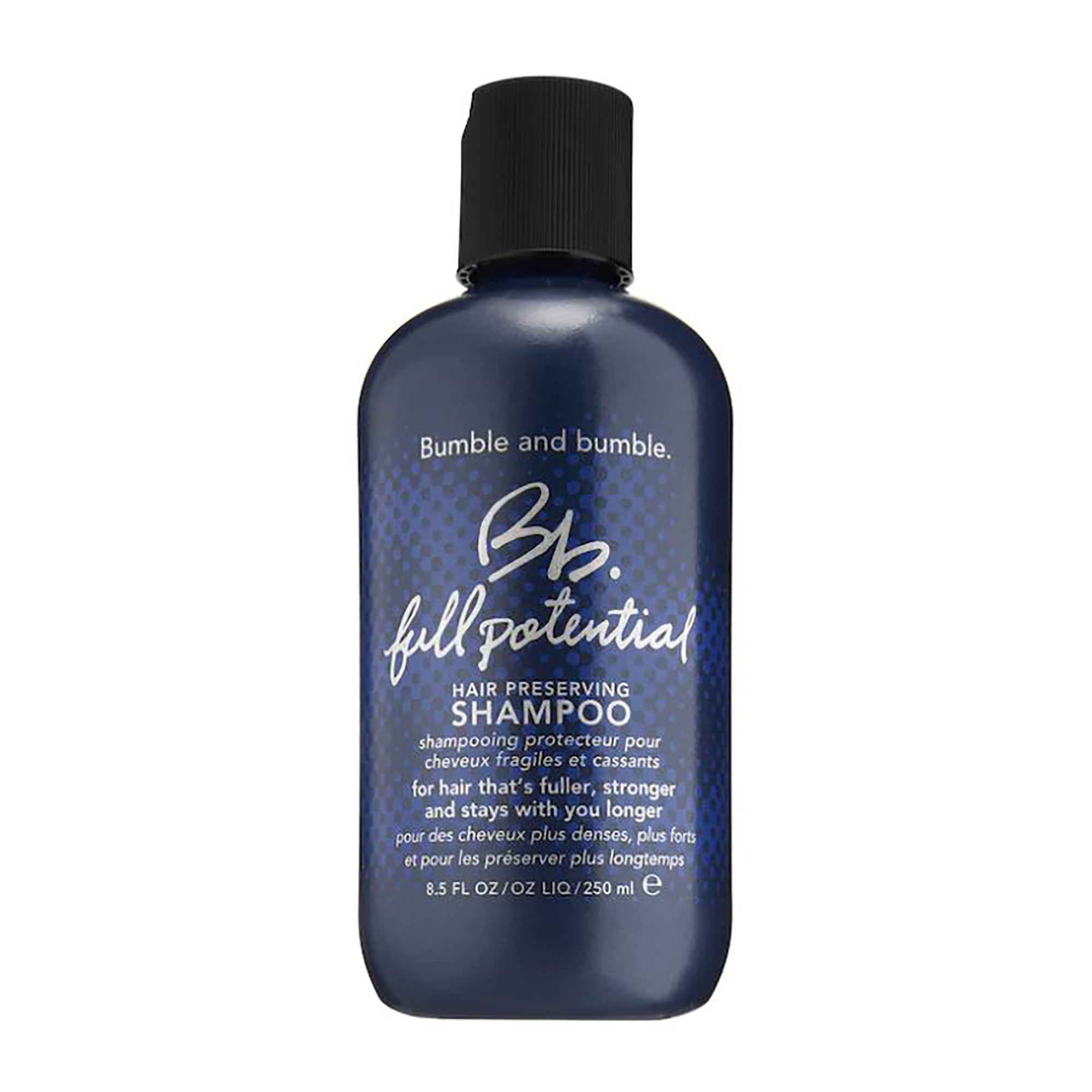 Bumble and Bumble Full Potential Shampoo for Fine Hair - Volumizing & Strengthening Shampoo for Daily Use - Perfect for Thin, Flat Hair at Home or Salon