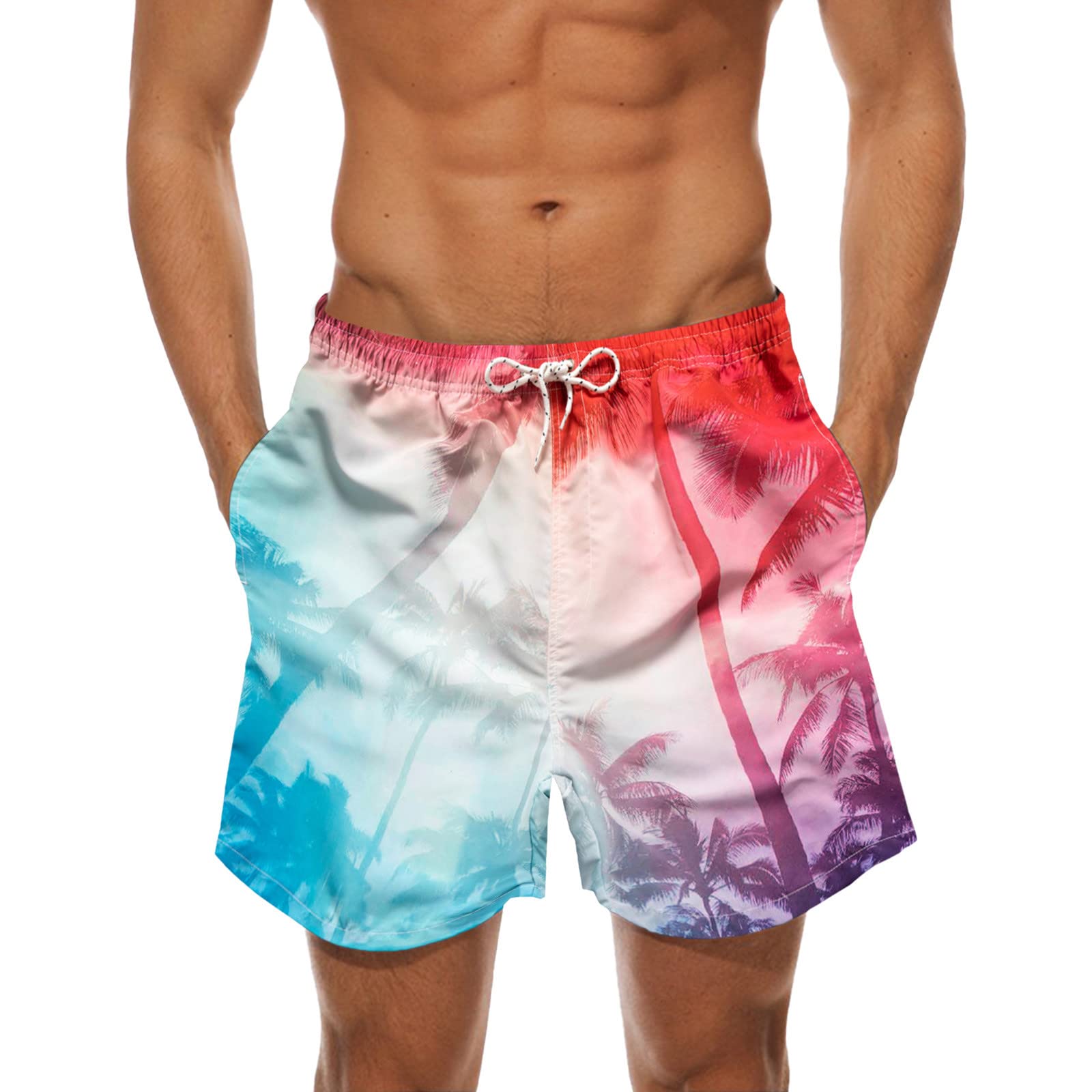 XXBR Men's Quick Dry Swim Trunks with Mesh Lining - Funny Hawaiian Beach Shorts with Drawstring & Pockets | Perfect for Swimming, Surfing, and Summer Vacations