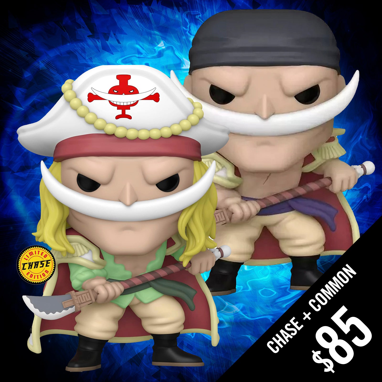 Funko Pop! One Piece: Whitebeard #1270 Action Figure - Chase & Common Variants - Collectible Anime Toy for Fans & Gift Ideas - Perfect for Display, Anime Collections & One Piece Merchandise