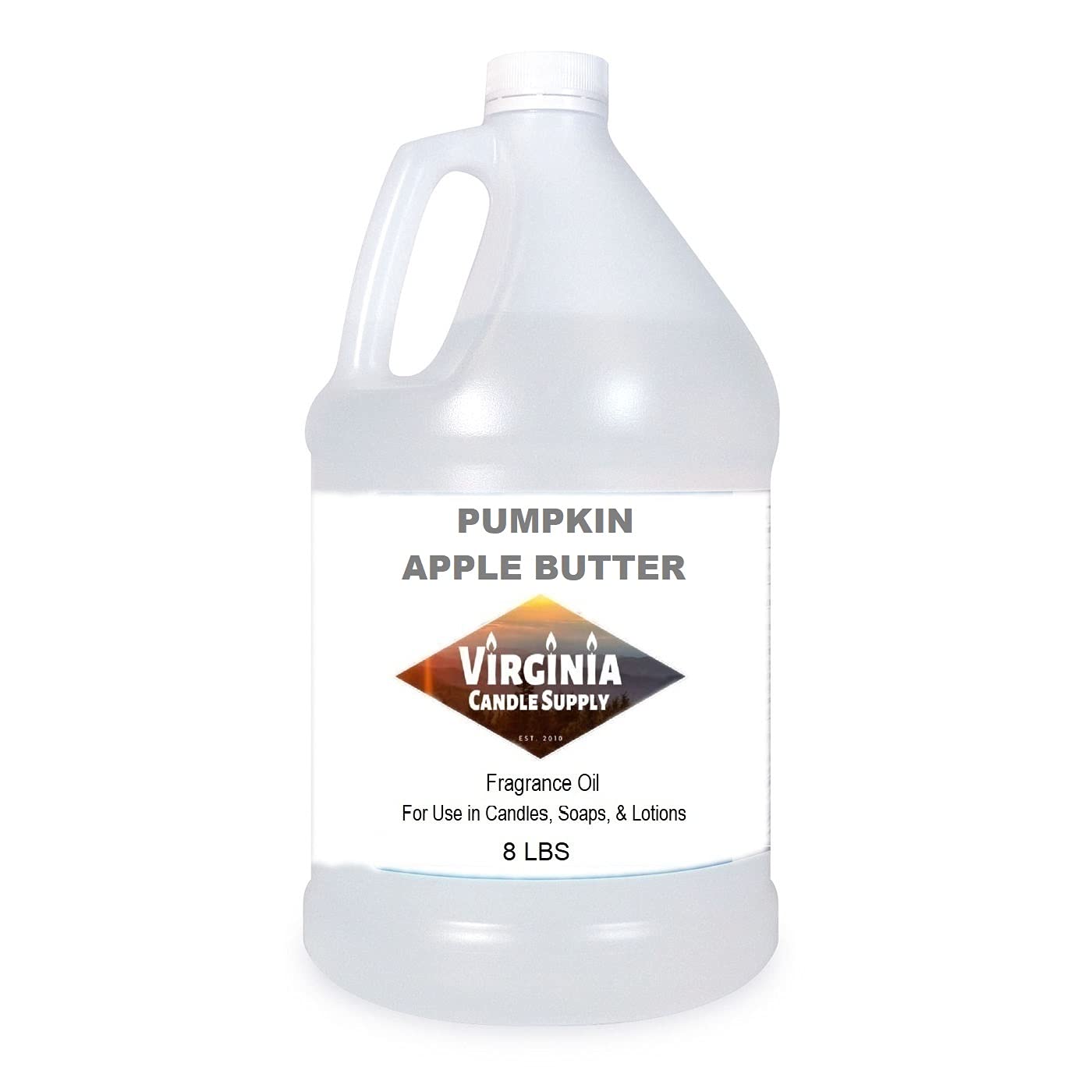 Pumpkin Apple Butter Fragrance Oil - 8 LB Bottle for Candle Making, Soap Making, DIY Crafts, Home Fragrance, Bath & Body Products - Perfect for Fall Candles, Autumn Room Sprays, and Seasonal Car Fresheners