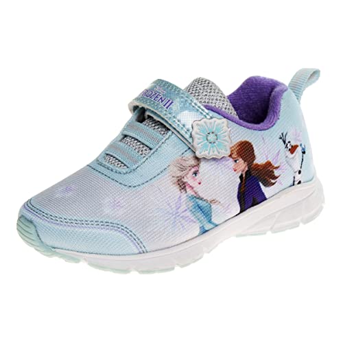 Disney Frozen Light-Up Sneakers for Girls - Toddler Running Shoes for Play & Dance