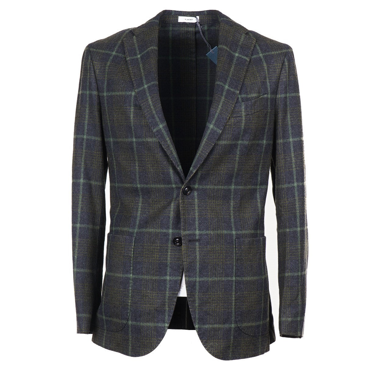 Boglioli Men's Soft Flannel Wool K Jacket - Premium Slim Fit Blazer for Business & Casual Wear | Office, Dinner Date & Special Occasions