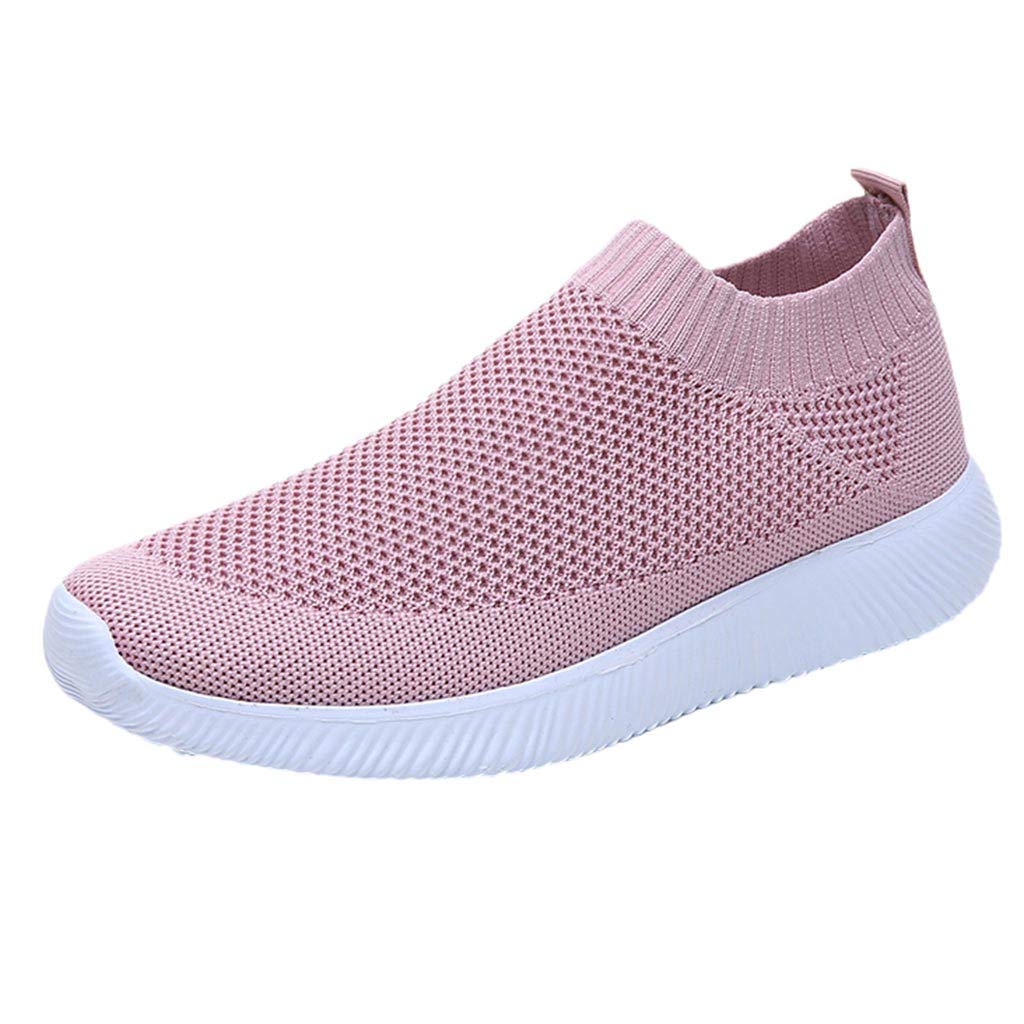 Women's Slip-On Canvas Sneakers - Non-Slip Casual Loafers & Platform Tennis Shoes for Women | Comfortable Steel Toe Design for Work, Walking & Everyday Wear