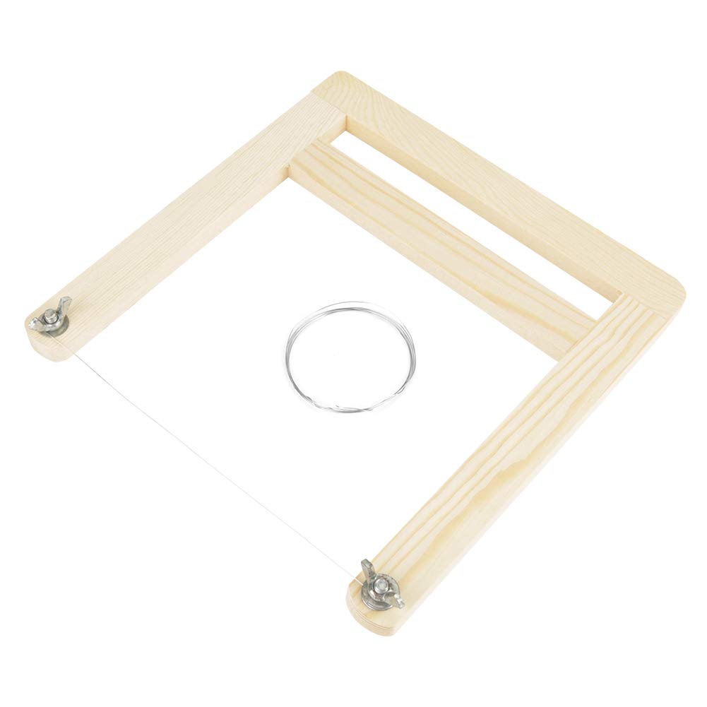 Professional Soap Cutter Tool - Stainless Steel Wire Saw for Handmade Soap, Candle Wax & Loaf Cutting - DIY Crafting, Bath Bomb Making & Home Spa Essentials