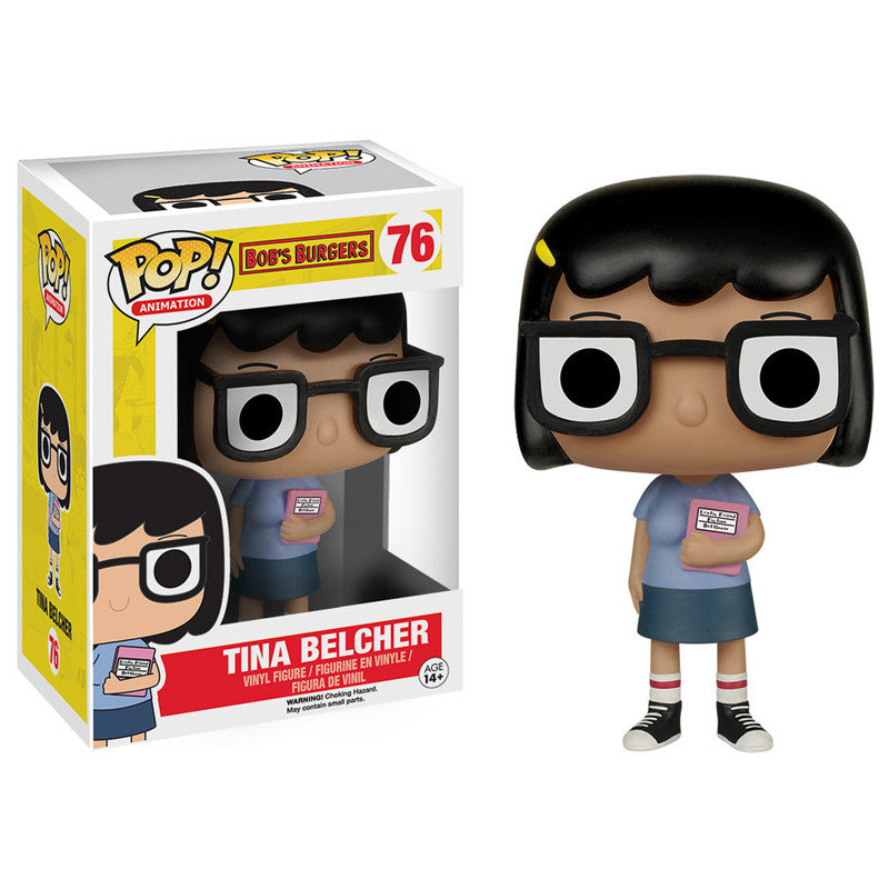 Bob's Burgers Tina Belcher Pop! Vinyl Figure - Funko Collectible Toy for TV Show Fans & Home Decor