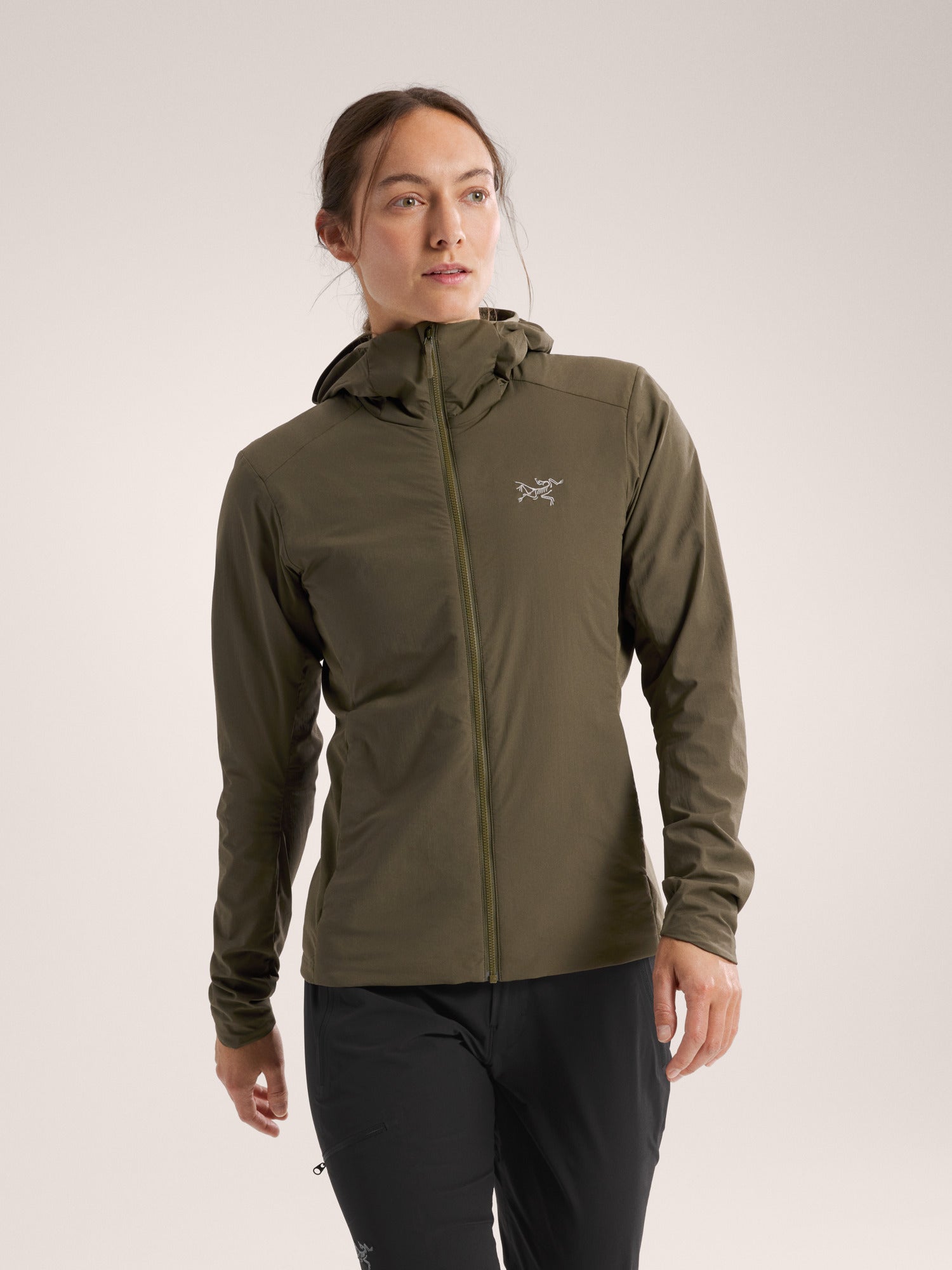 Women's Atom SL Hoody - Lightweight Water-Resistant Jacket for Hiking, Running & Outdoor Adventures | X000009511