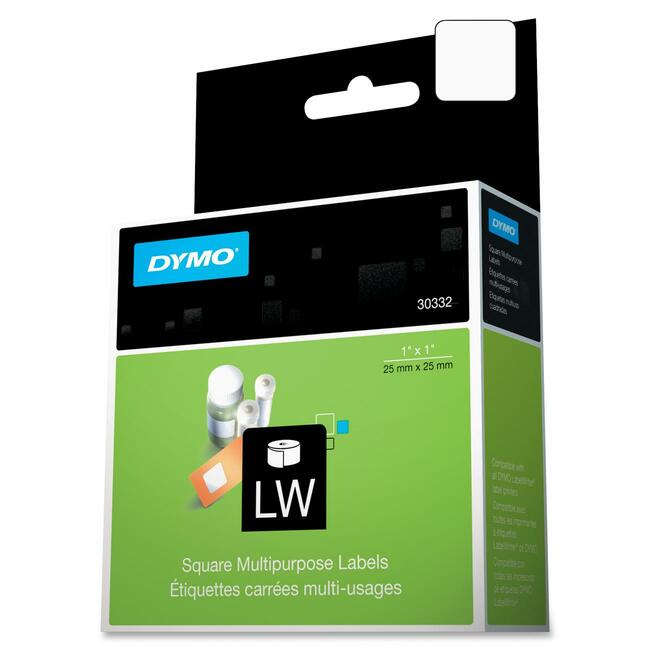 1In x 1In White Address Labels - 750 Labels per Roll (1 Roll per Box) - Perfect for Shipping, Mailing & Organizing Small Items