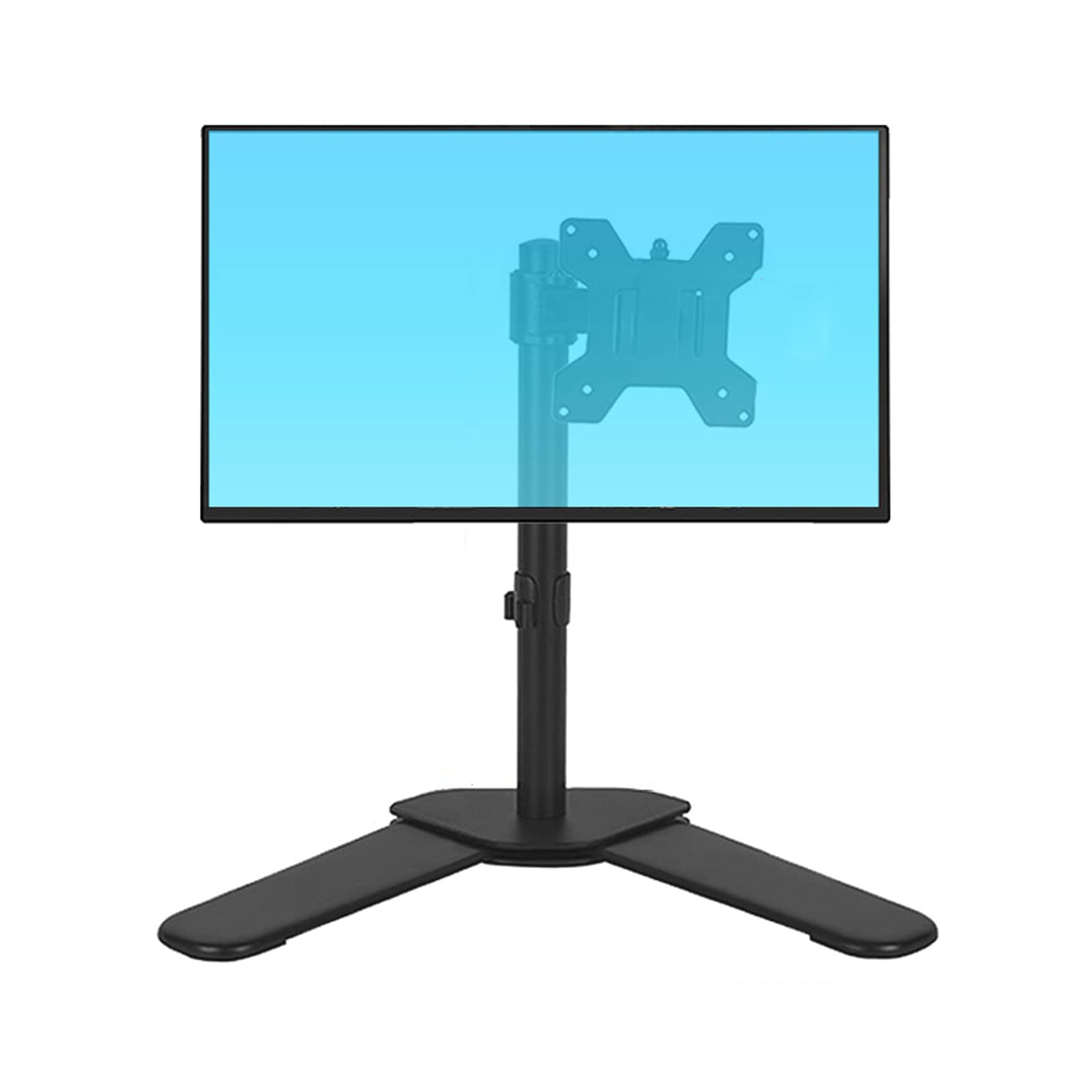 Adjustable Dual Monitor Stand for 15.7 Inch Screens - 360° Rotation, Height & Tilt Adjustment with Grommet Mounting Base | Ergonomic Desk Mount for Home Office & Gaming Setup (Style A)