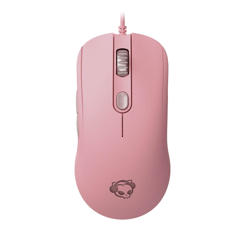 Akko AG325 Wired Gaming Mouse with 7200 DPI, 6 Buttons - Ergonomic Pink RGB Mouse for PC Gamers - Perfect for FPS, MOBA & Office Work