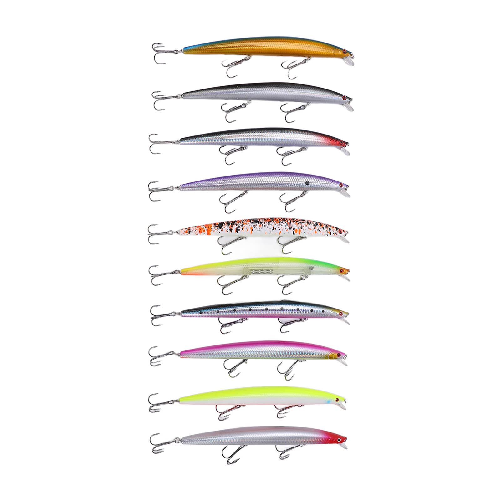 24g 18cm Steel Ball Mino Fishing Lure - Streamline Rolling Bait for Water Currents | Perfect for Bass, Trout & Freshwater Fishing