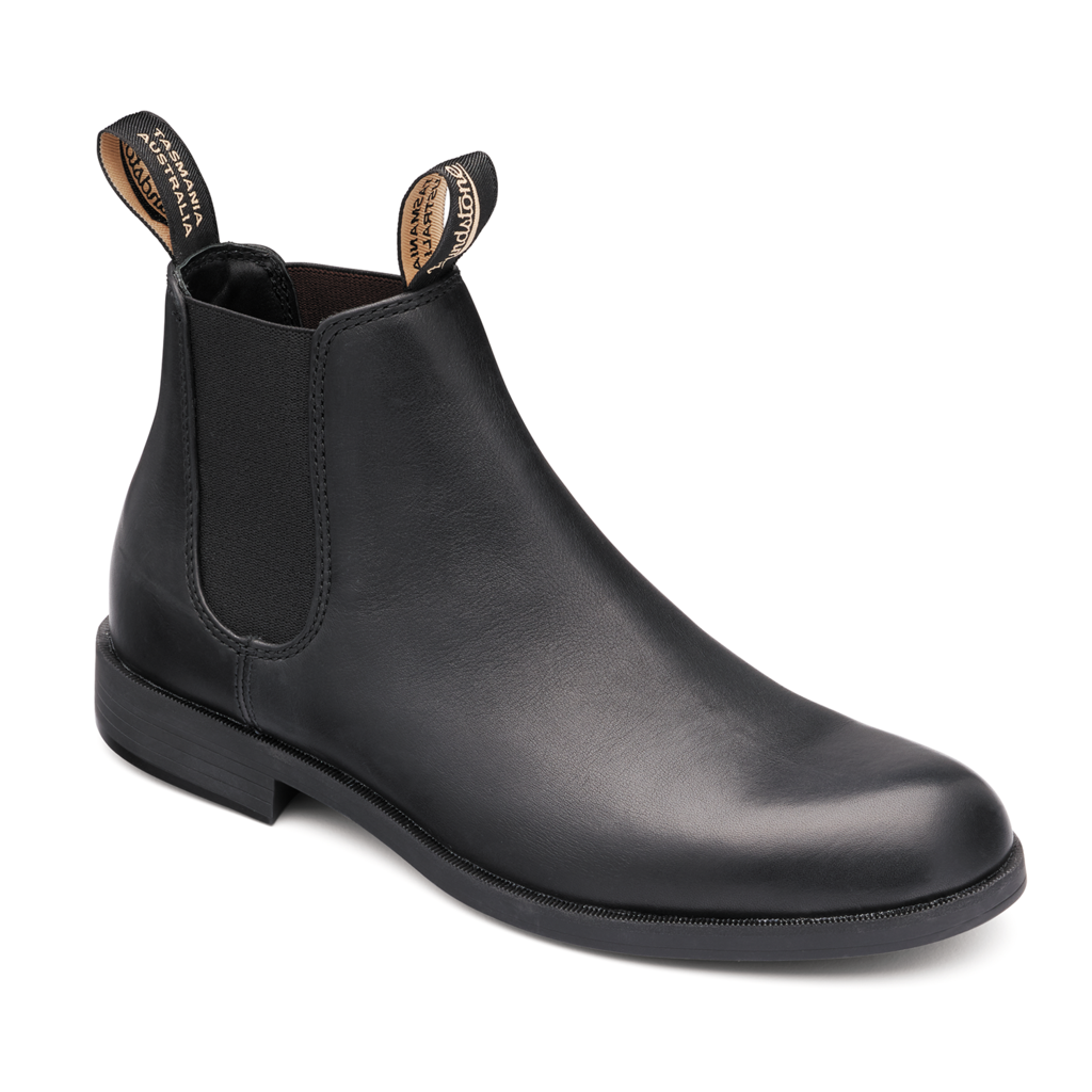 Blundstone 1901 Dress Ankle Boots for Men & Women - Classic Black Leather Chelsea Boots for Work, Casual & Outdoor Wear