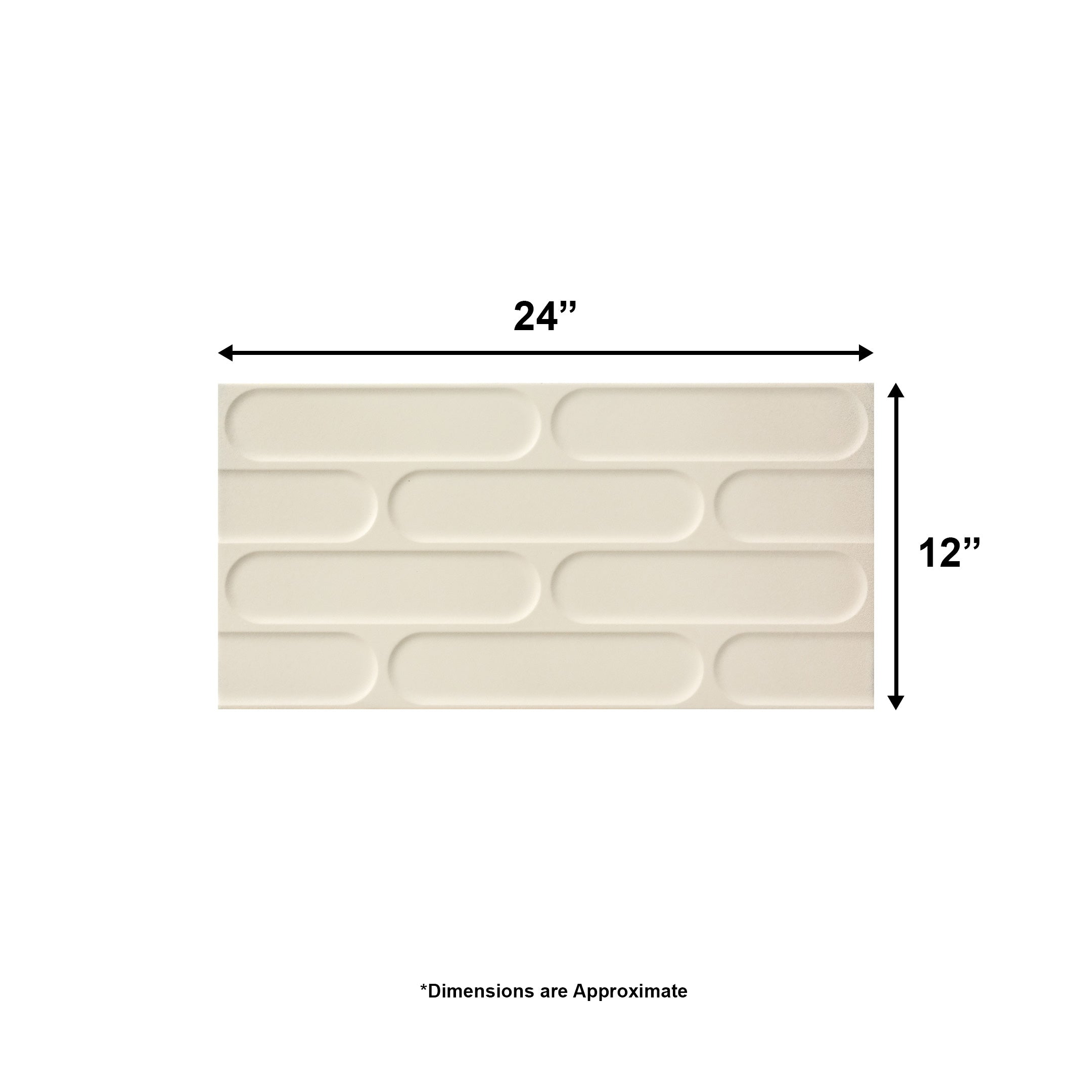3D Fishscale Wall Tile - Ceramic Biscuit Textured Tiles for Kitchen Backsplash, Bathroom & Accent Walls - Waterproof & Easy to Clean (12x12 Inch, 10-Pack)