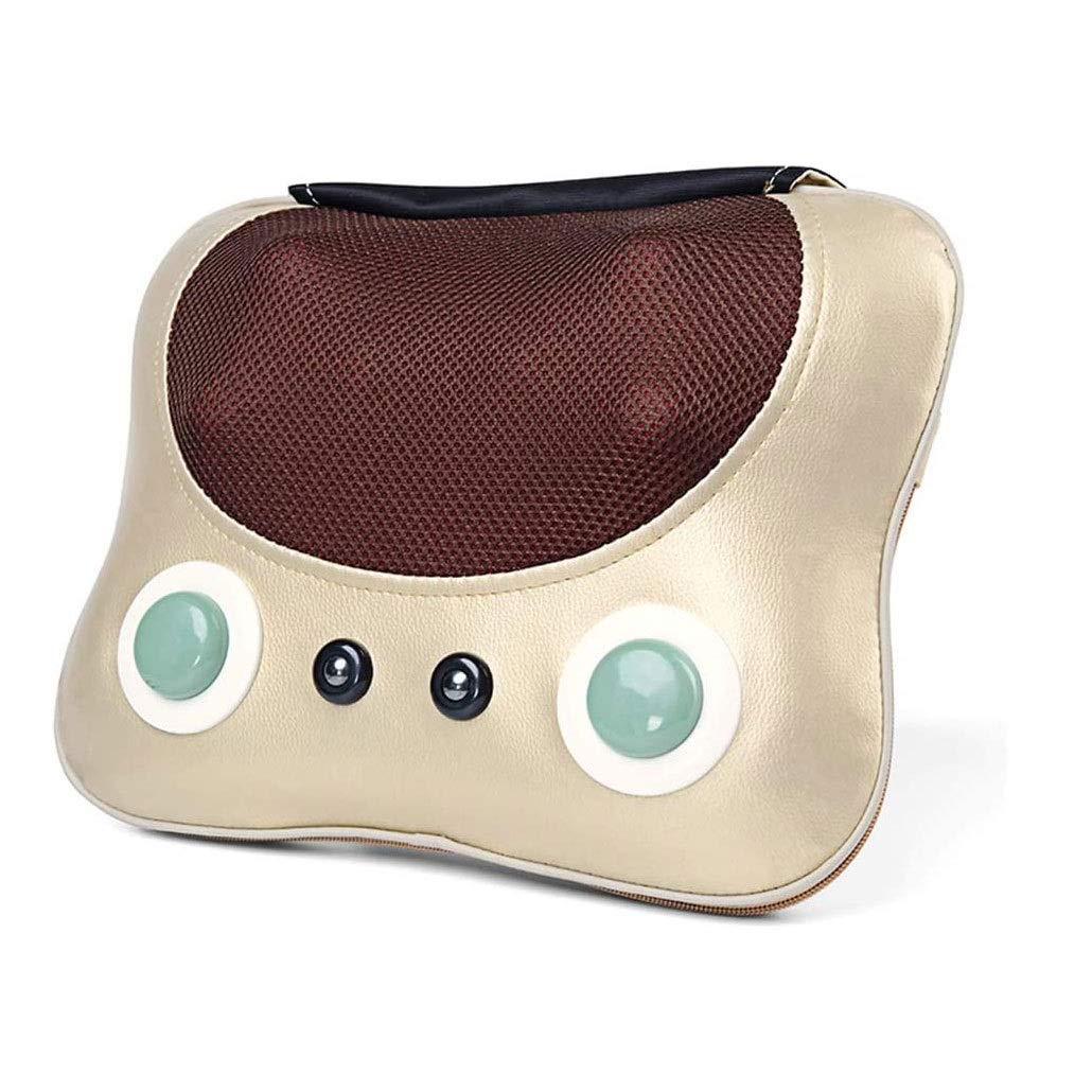 Shiatsu Back and Neck Massager with Heat - Deep Tissue Massage Pillow for Muscle Pain Relief - Perfect Relaxing Gift for Home, Office & Car Use - Ideal for Women & Men - Great for Stress Relief & Muscle Recovery After Workouts