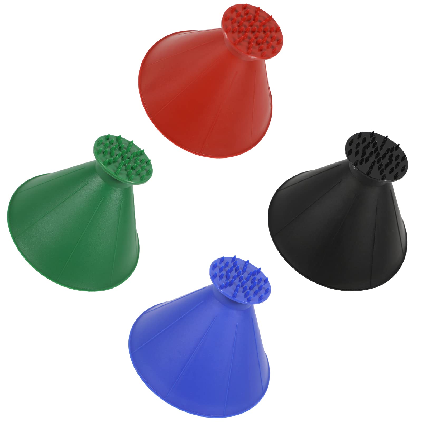 Round Ice Scraper for Car Windshield - Magic Cone-Shaped Snow Removal Tool with Funnel | Winter Car Accessories for Snow & Ice Cleaning | Perfect for Cold Weather, Road Trips & Emergency Kits