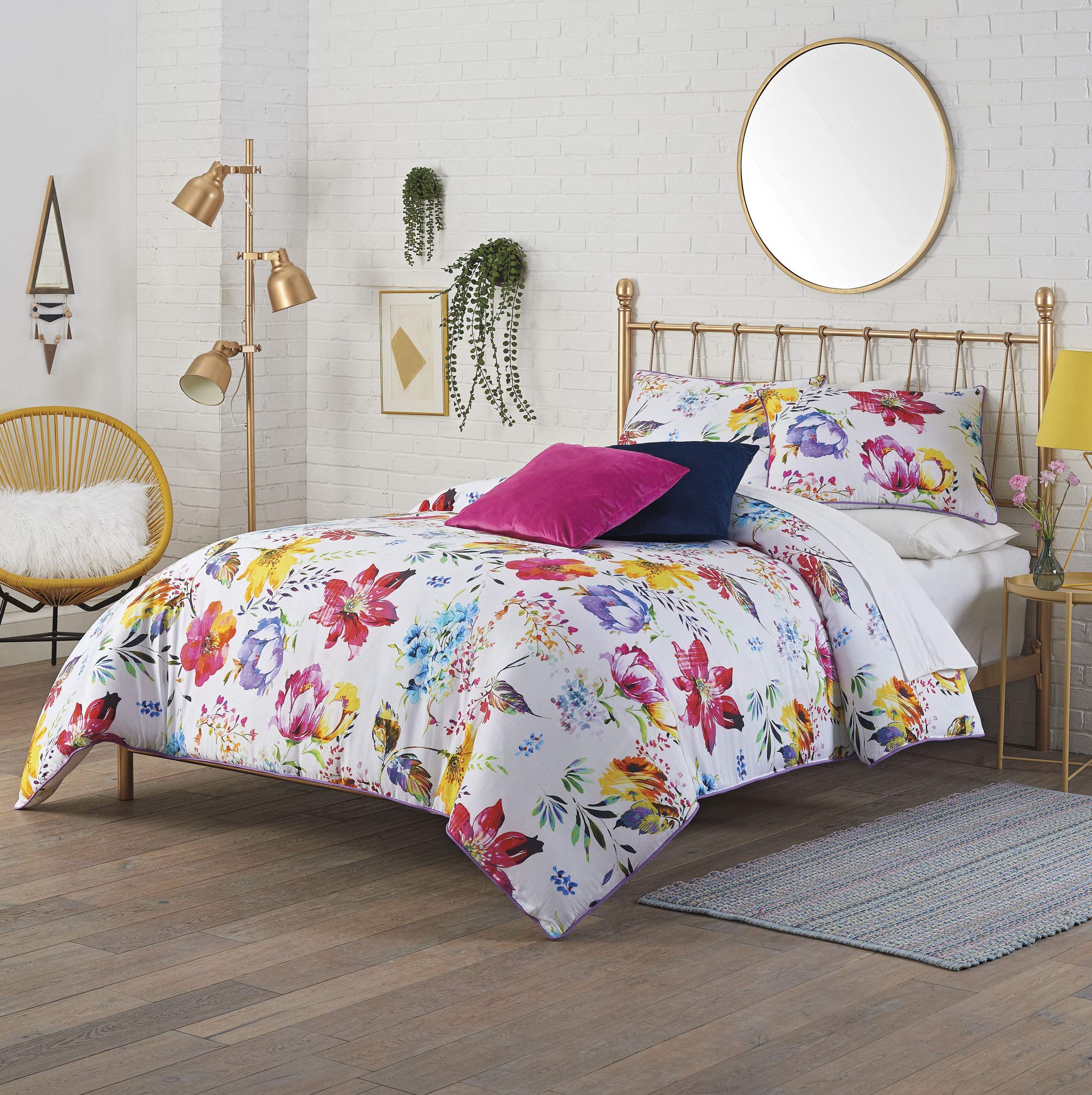 Melli Mello Aisha Twin Size Comforter Set - Soft & Cozy White Bedding Set for Kids & Teens | Perfect for Bedrooms, Dorms, and Sleepovers