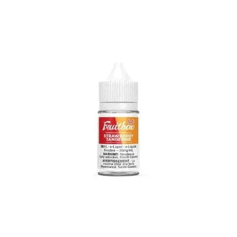 Strawberry Tangerine Salt Nicotine E-Liquid - Fruitbae Salts E Juice 30mL for Vape Pods & Refillable Devices - Sweet Fruity Flavor for All-Day Vaping (Manitoba)