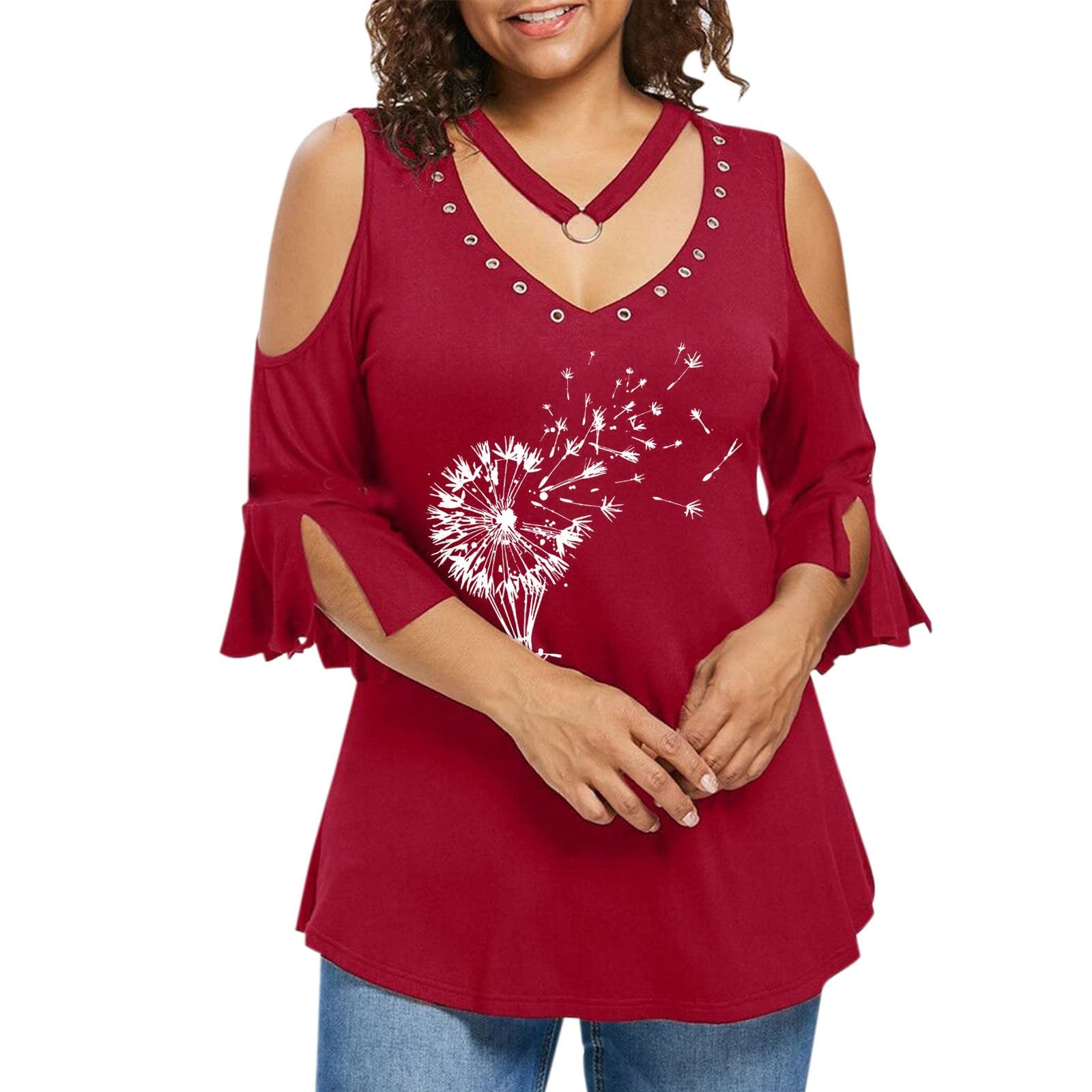 Women's Summer Short Sleeve T-Shirts - Loose Fit Casual Printed Tunic Tops for Ladies | Perfect for Beach, Vacation & Everyday Wear