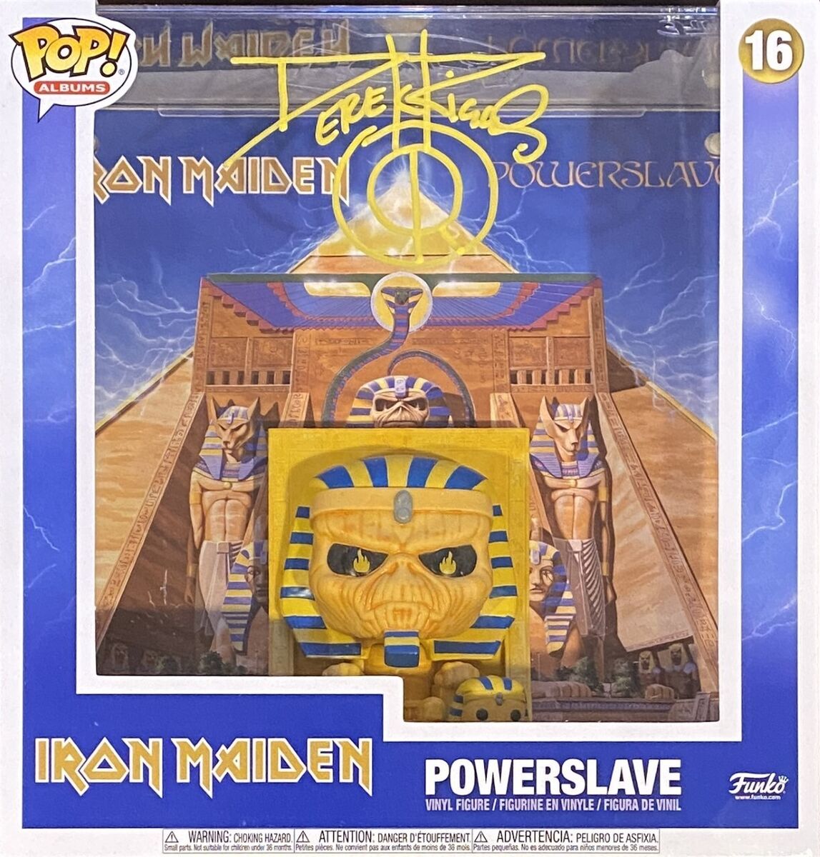 Iron Maiden Powerslave 16 - Official Album CD | Heavy Metal Music Collection | Perfect for Home Listening & Car Rides