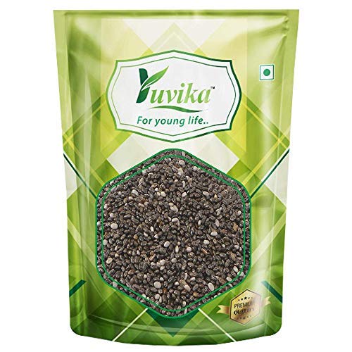 Organic Chia Seeds - High in Omega 3 & Antioxidants - Gluten Free Superfood - Salvia Hispanica L. - 200g (7oz) - Perfect for Smoothies, Baking & Healthy Breakfasts