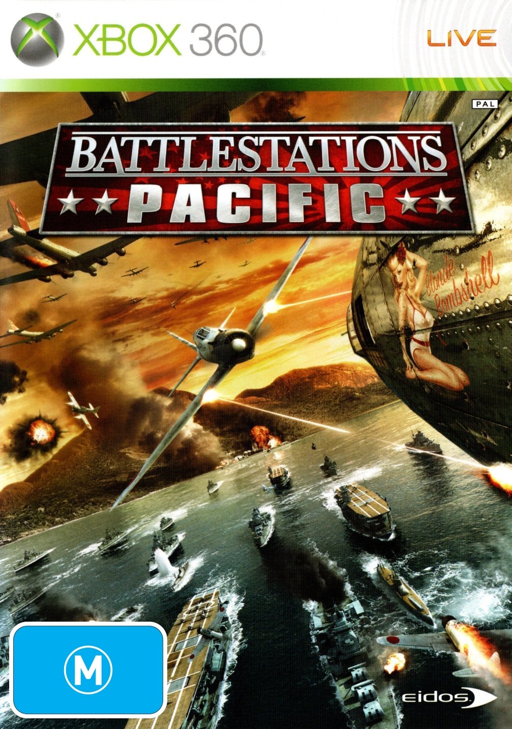 Battlestations: Pacific - Xbox 360 Game (PAL Version) | WWII Naval Combat Strategy Game | Perfect for History Buffs & Strategy Gamers