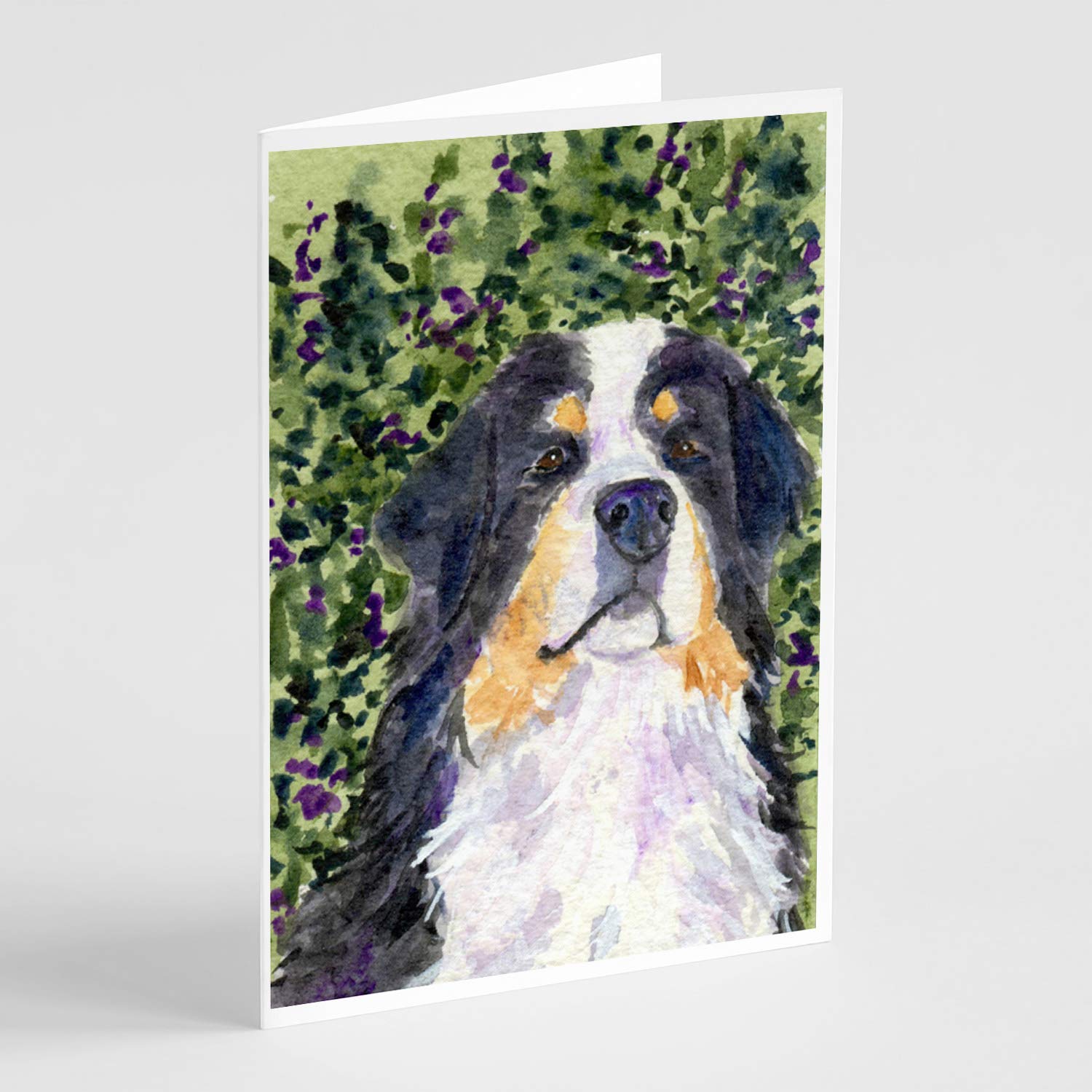 Bernese Mountain Dog Greeting Cards - Pack of 8 Blank A7 Note Cards (5x7) with Envelopes | Whimsical Dog-Themed Stationery for Birthdays, Thank You Notes & Special Occasions