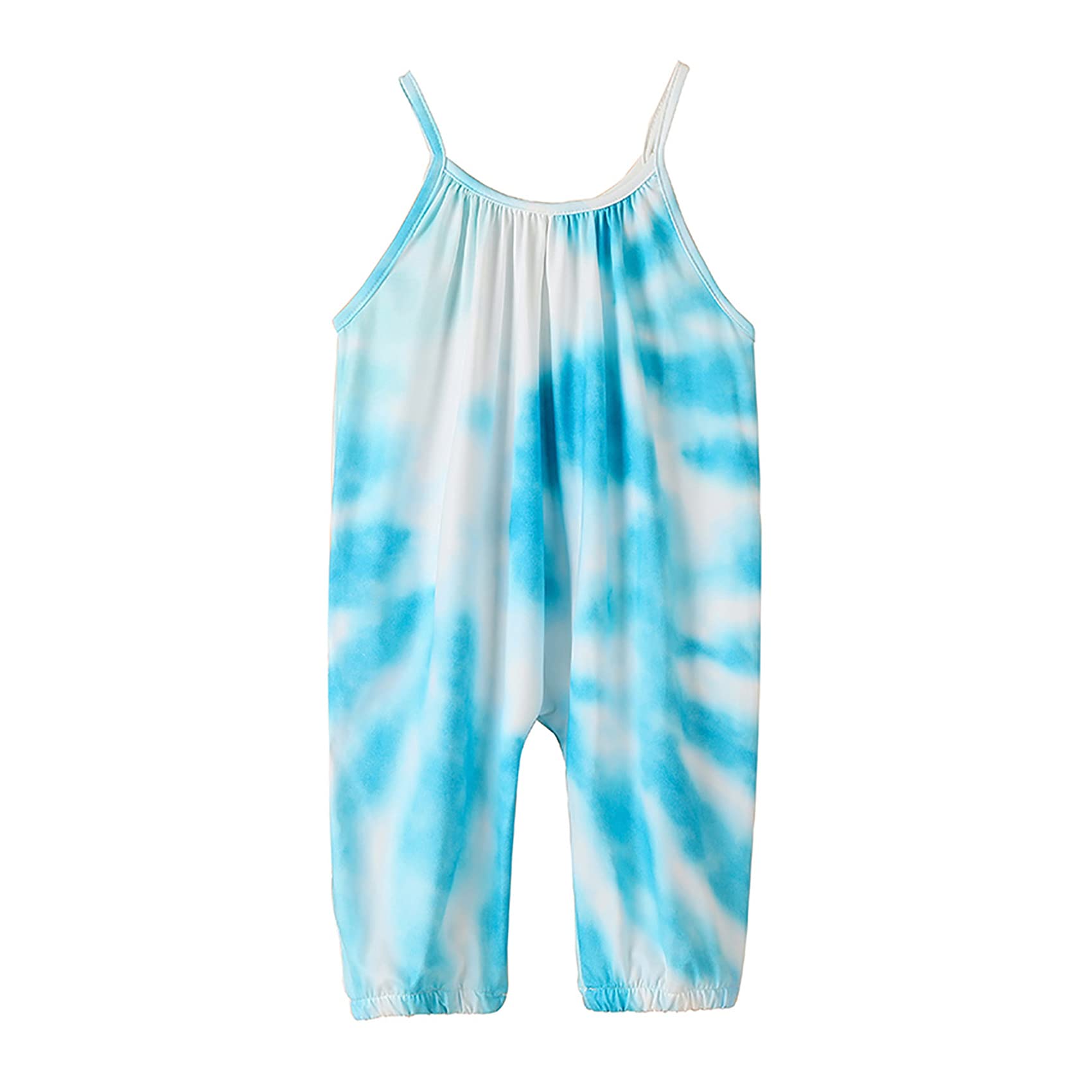 Floral Jumpsuit for Baby Girls | Harem Pants Romper Playsuit | Summer Outfit for Toddlers | Perfect for Playdates, Beach Trips & Family Photos