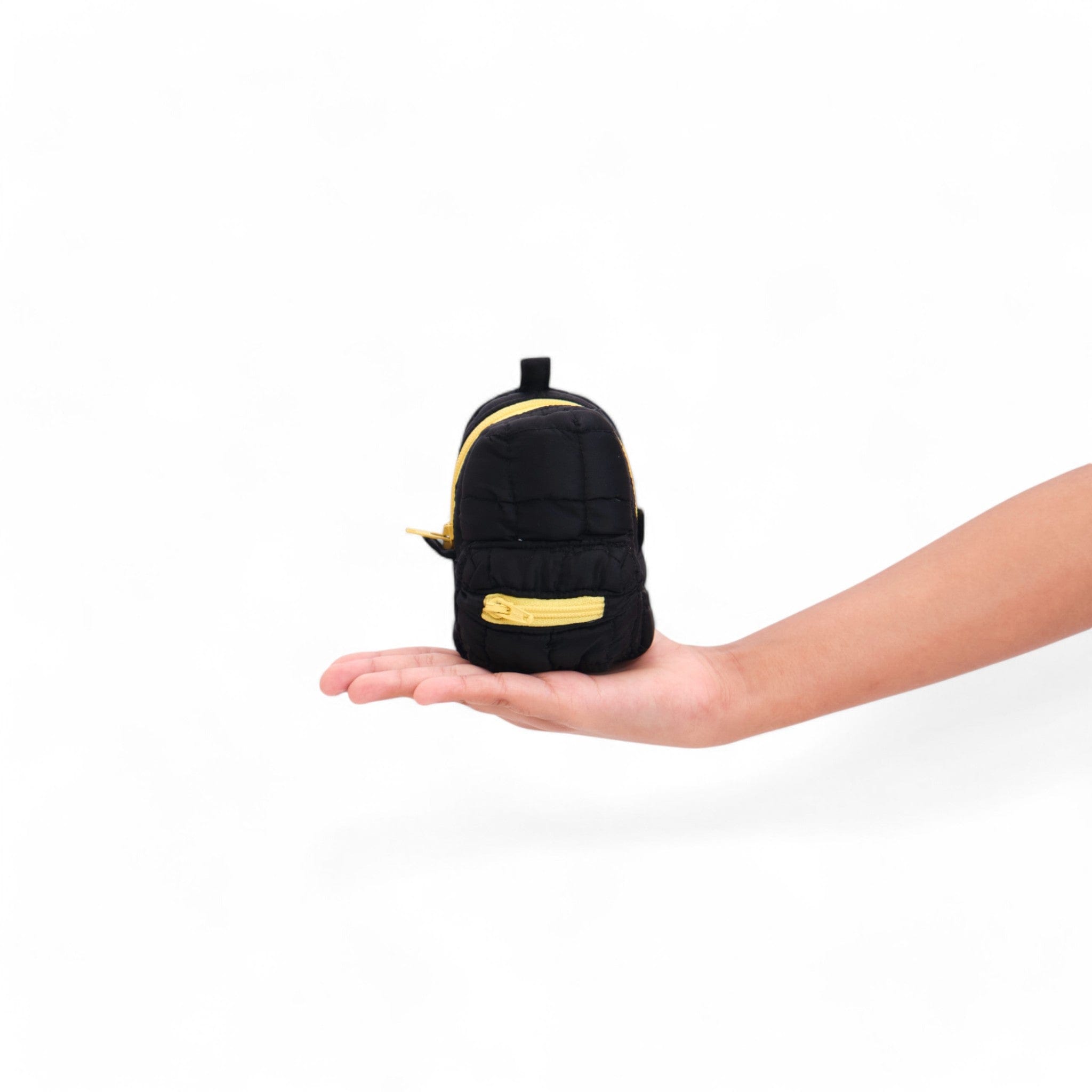 Mini Boba Keychain Backpack - Midnight Black | Cute Small Purse for Girls, Teens & Women | Perfect for School, Travel & Everyday Use