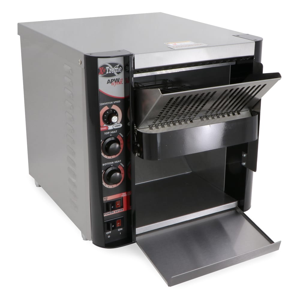 APW Wyott XTRM 2H 16 Commercial Conveyor Toaster - 600 Slices/Hour, 208V, 3 Openings for High-Volume Restaurants & Cafes - Perfect for Breakfast Buffets, Sandwich Shops, and Fast Food Chains